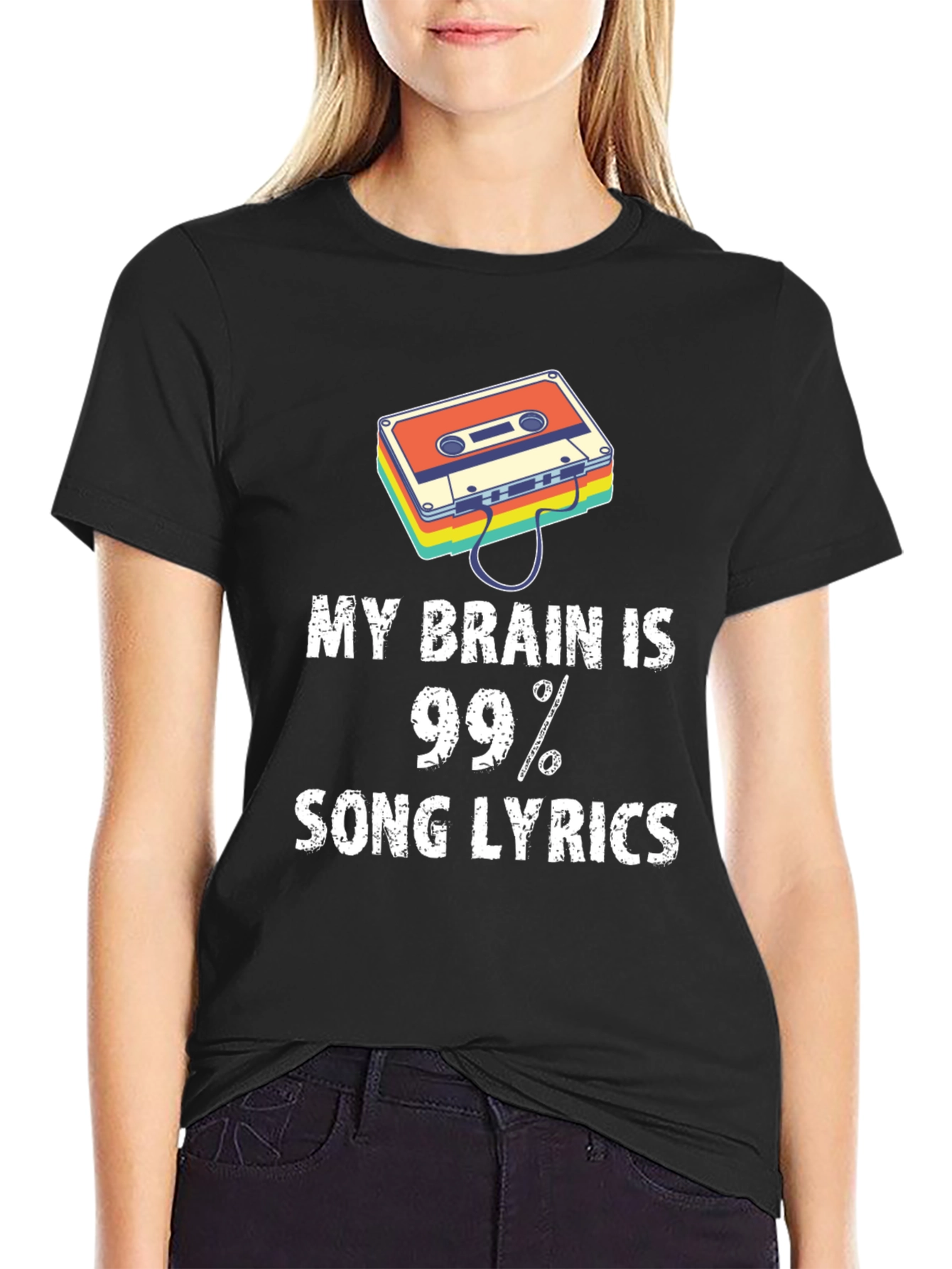My Brain is 99% Song Lyrics T-Shirt