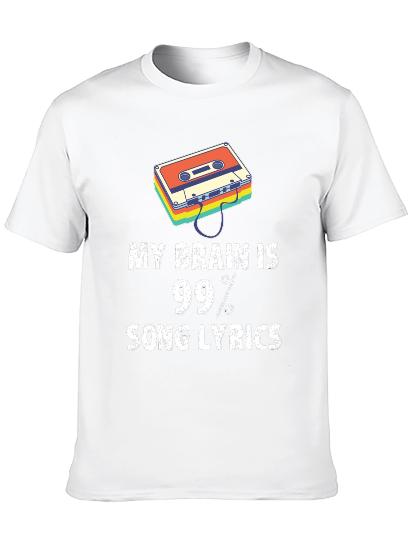 My Brain is 99% Song Lyrics T-Shirt