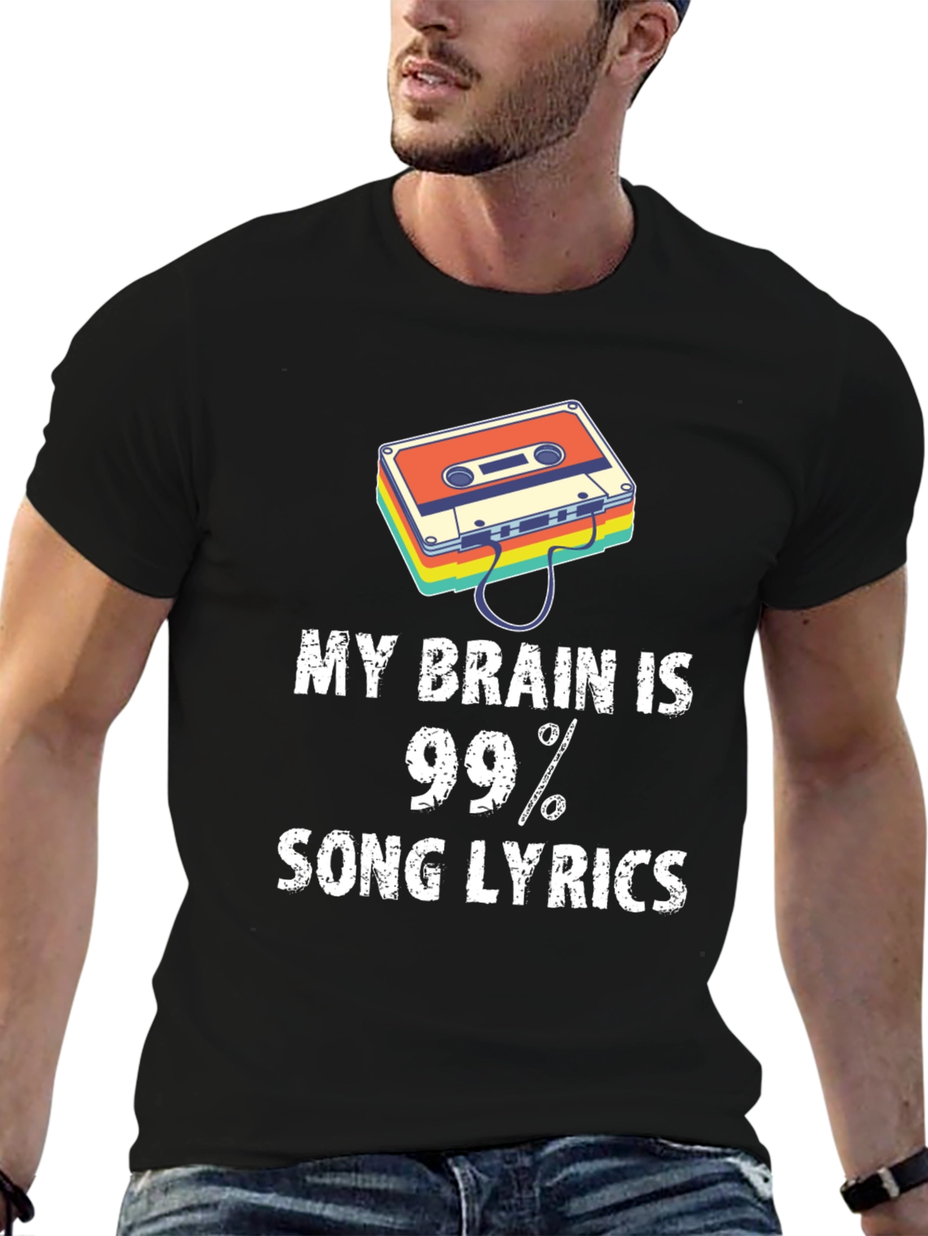 My Brain is 99% Song Lyrics T-Shirt
