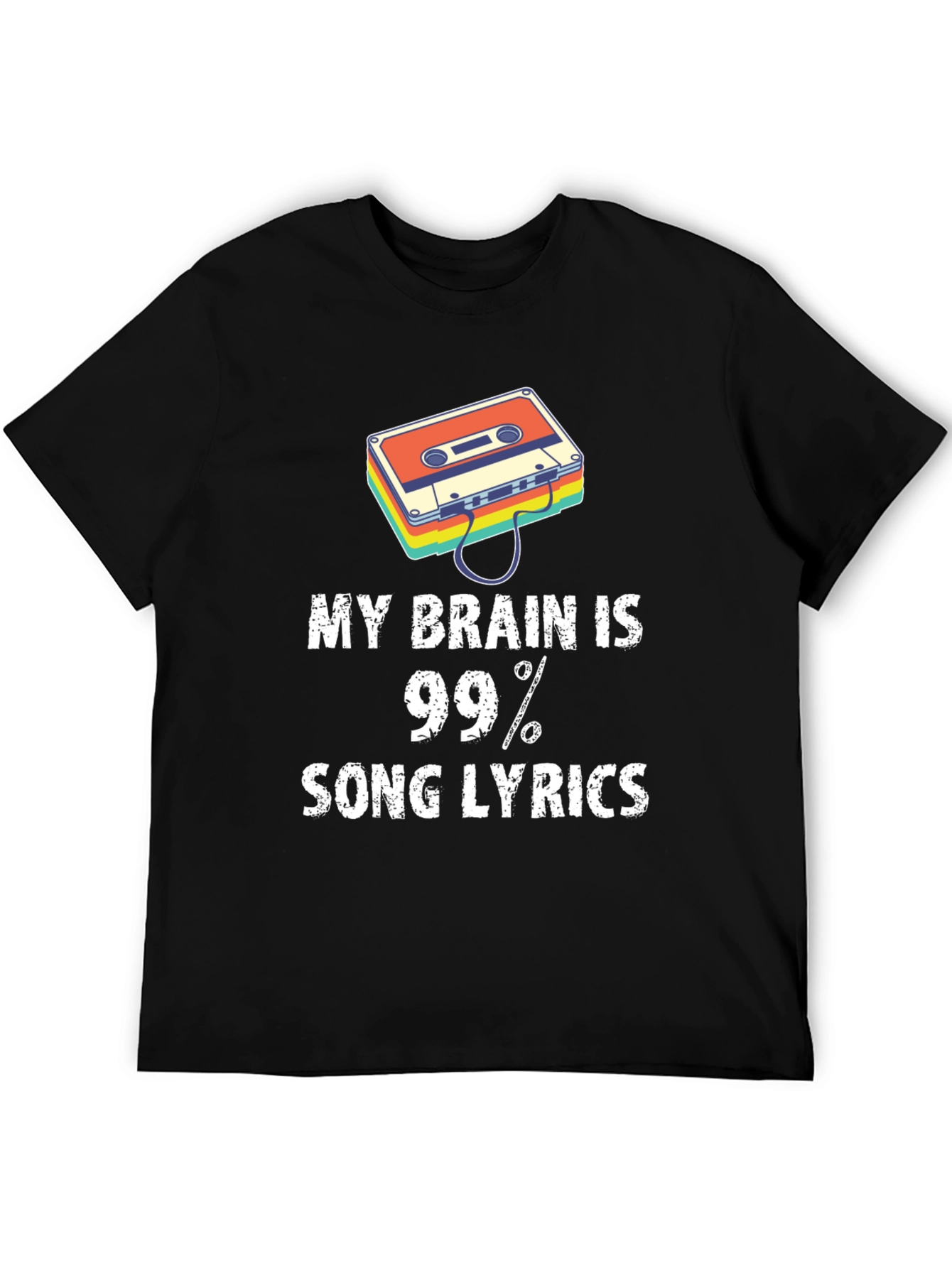 My Brain is 99% Song Lyrics T-Shirt