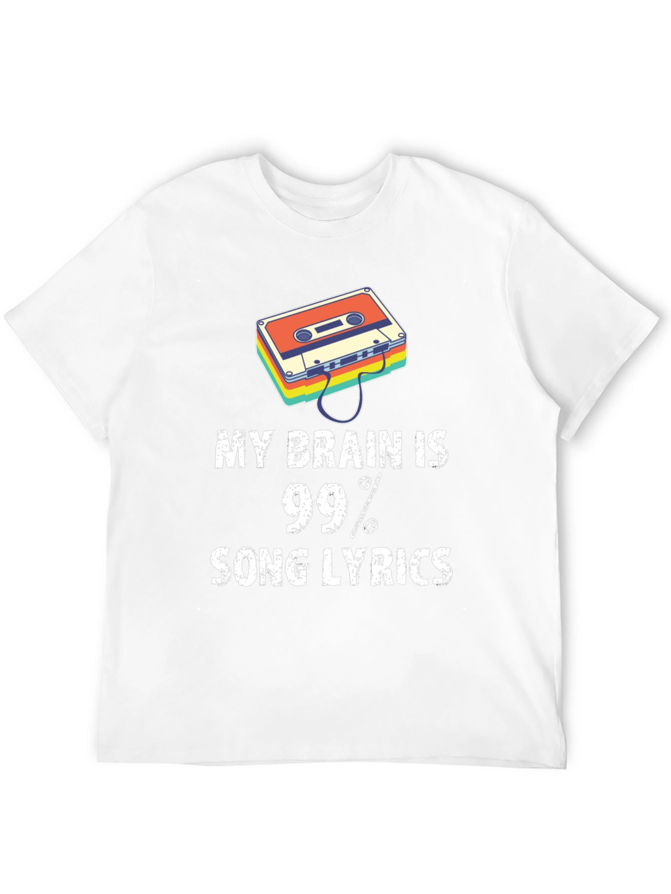 My Brain is 99% Song Lyrics T-Shirt