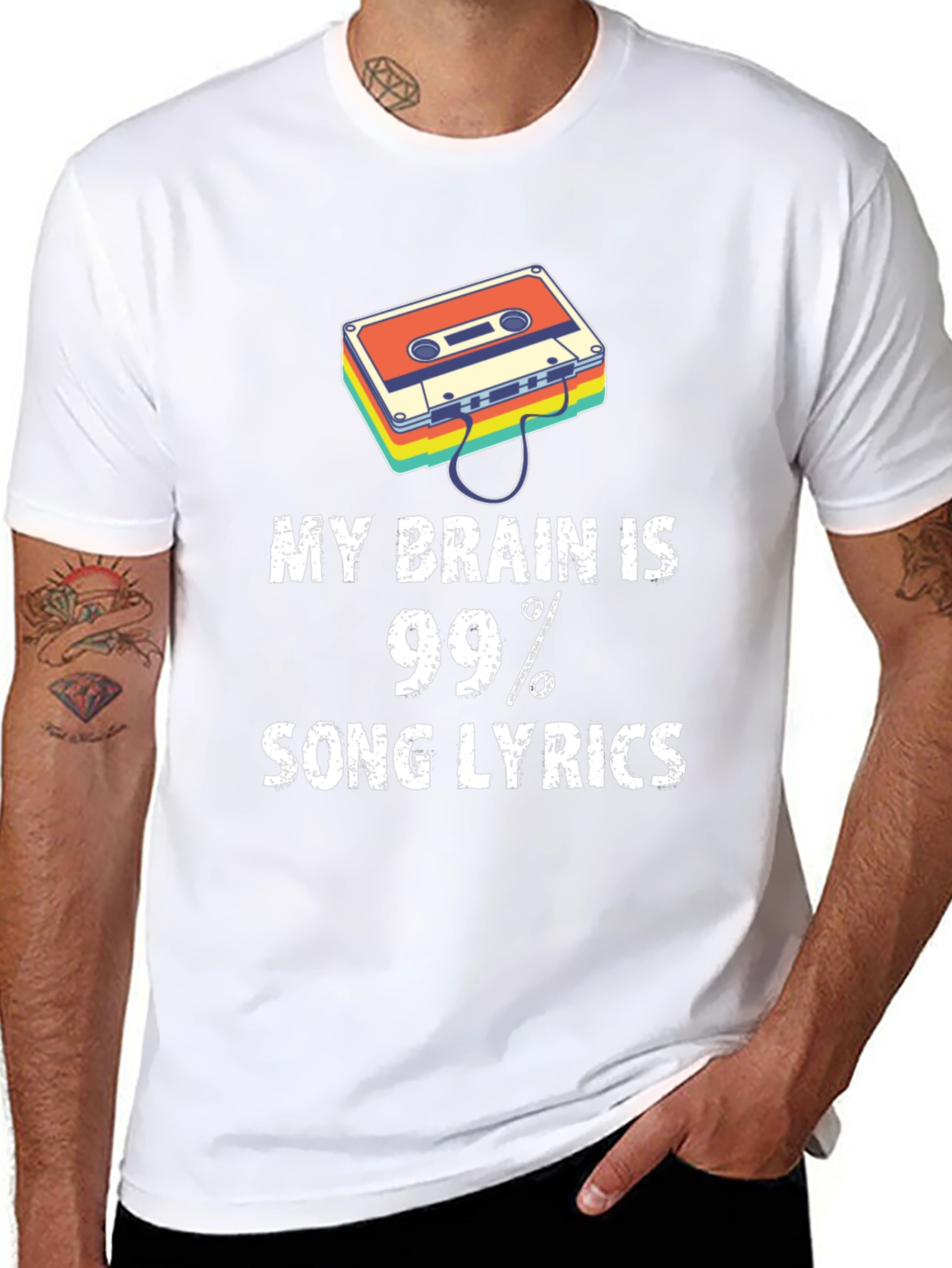 My Brain is 99% Song Lyrics T-Shirt