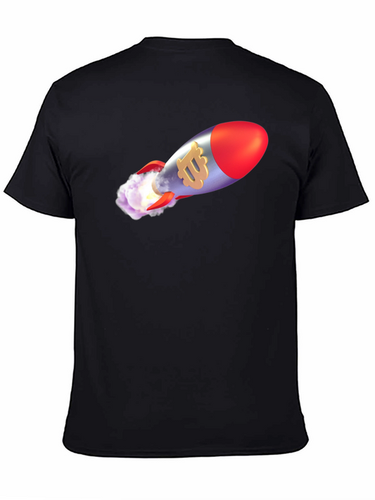 Bitcoin Rocket T-Shirt - Crypto to the Moon!