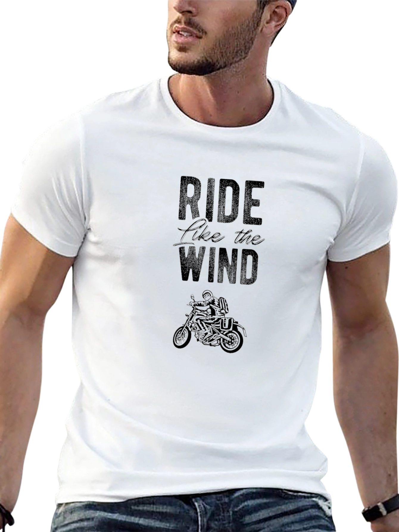 Ride Like the Wind Black Graphic Tee