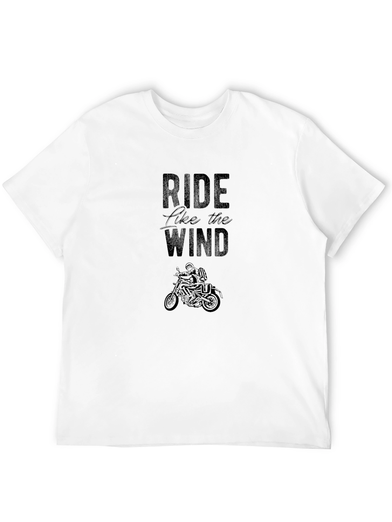 Ride Like the Wind Black Graphic Tee