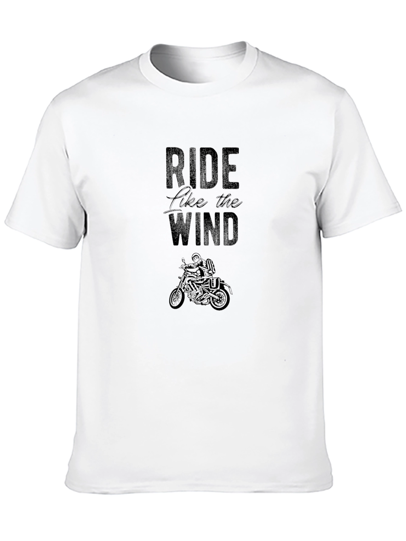Ride Like the Wind Black Graphic Tee
