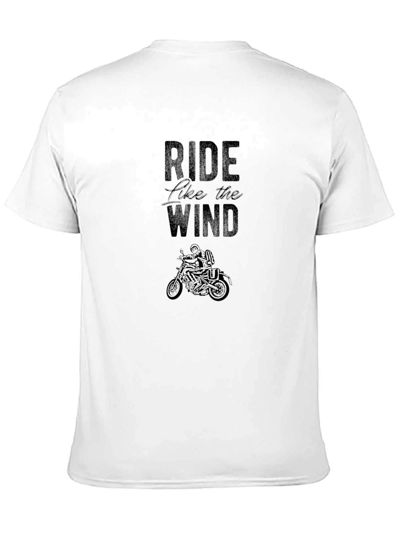 Ride Like the Wind Black Graphic Tee