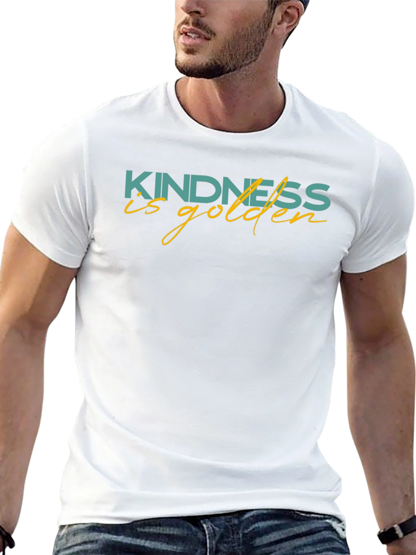 Kindness is Golden Graphic T-Shirt - Soft Cotton