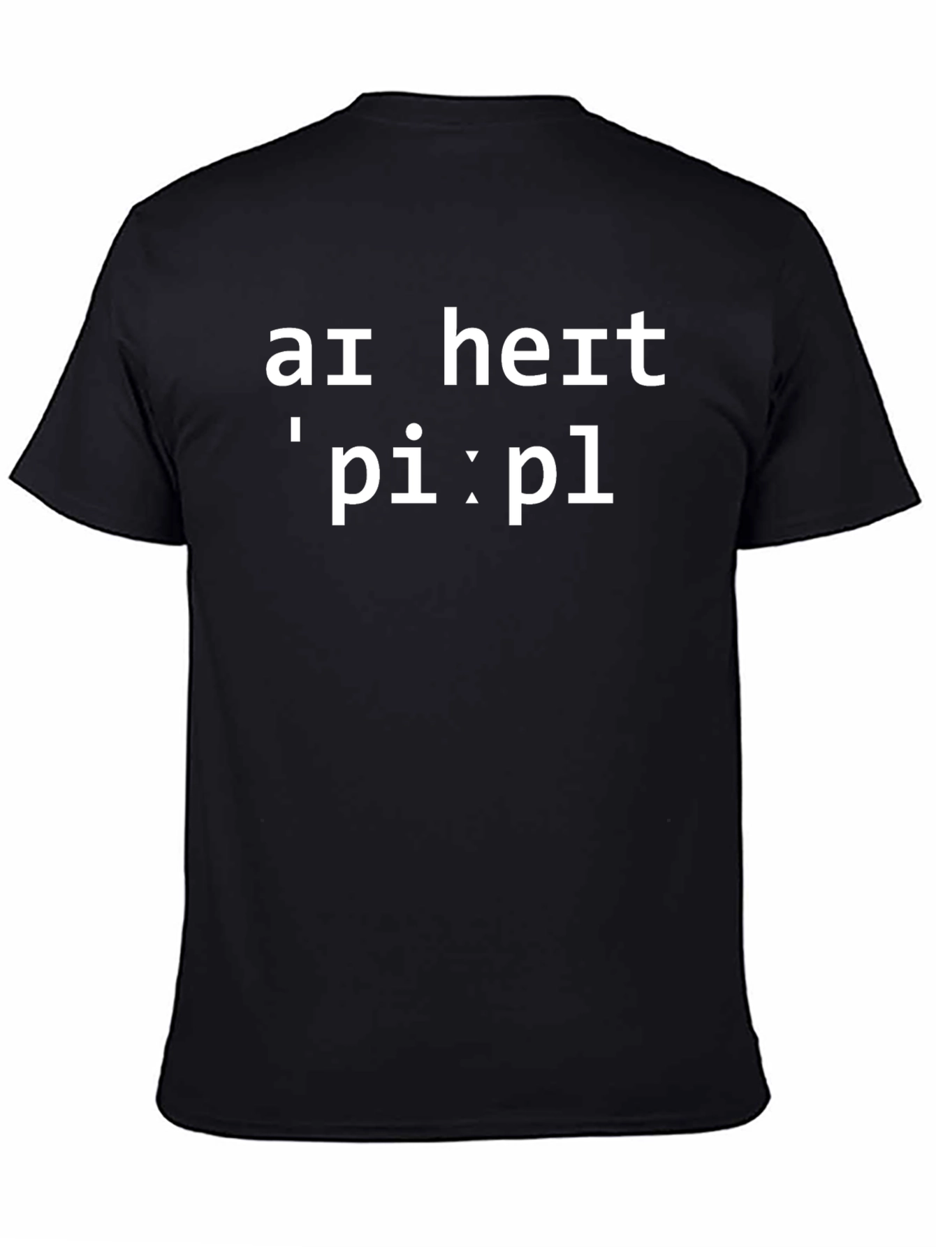 Ar Heit pi:pl Black T-Shirt