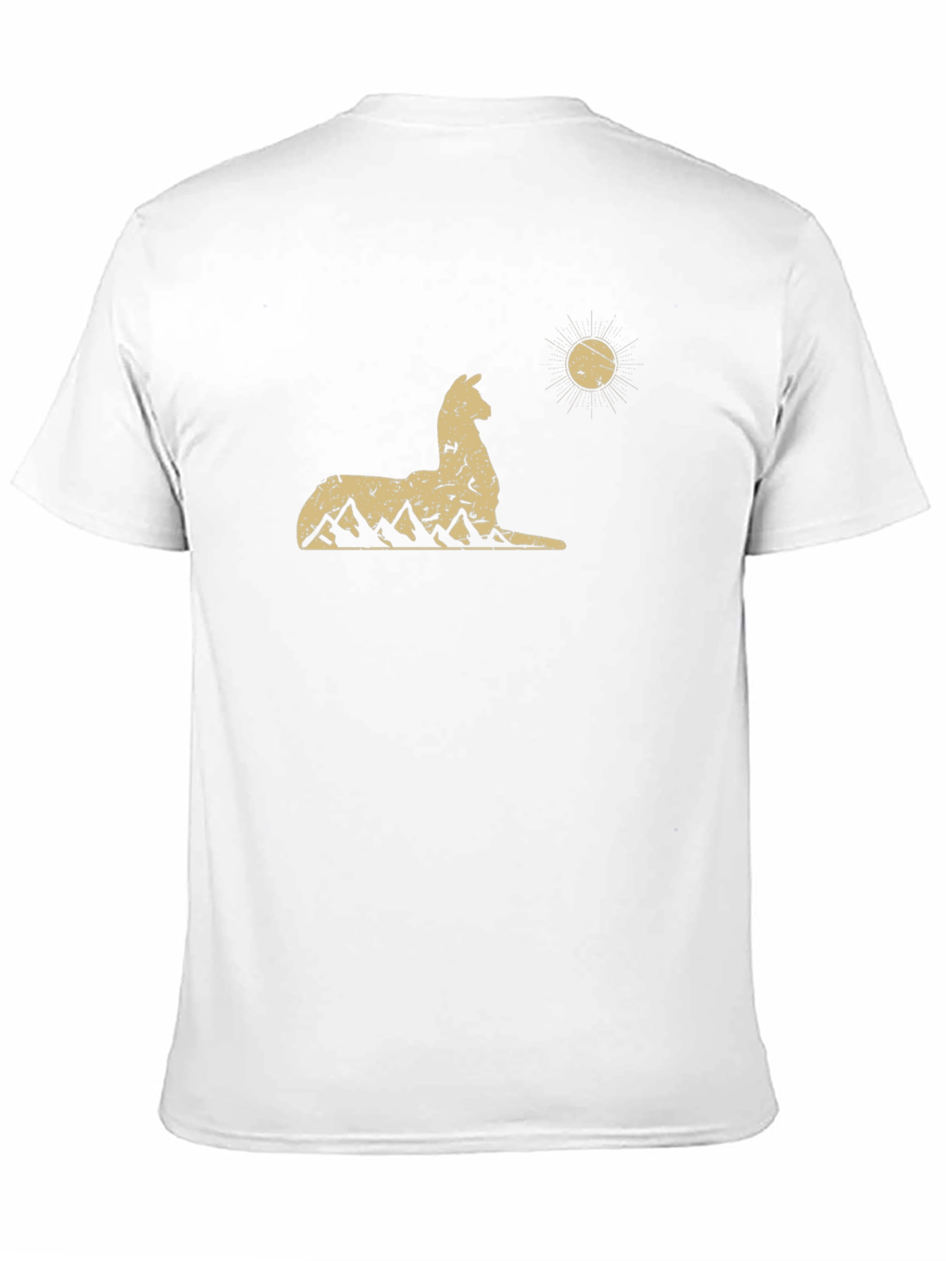 Llama Mountain Graphic Tee - Black