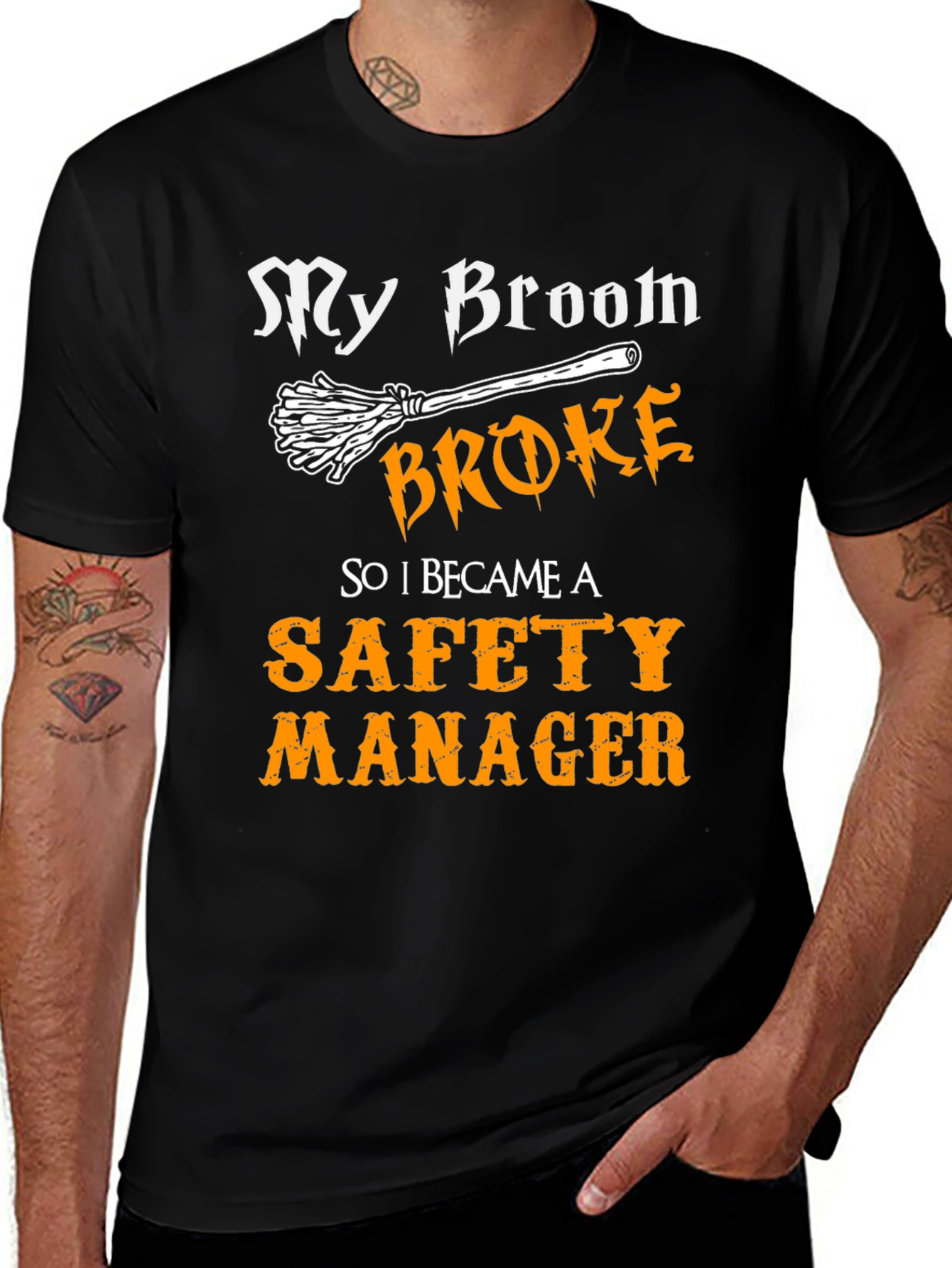 My Broom Broke Safety Manager T-Shirt