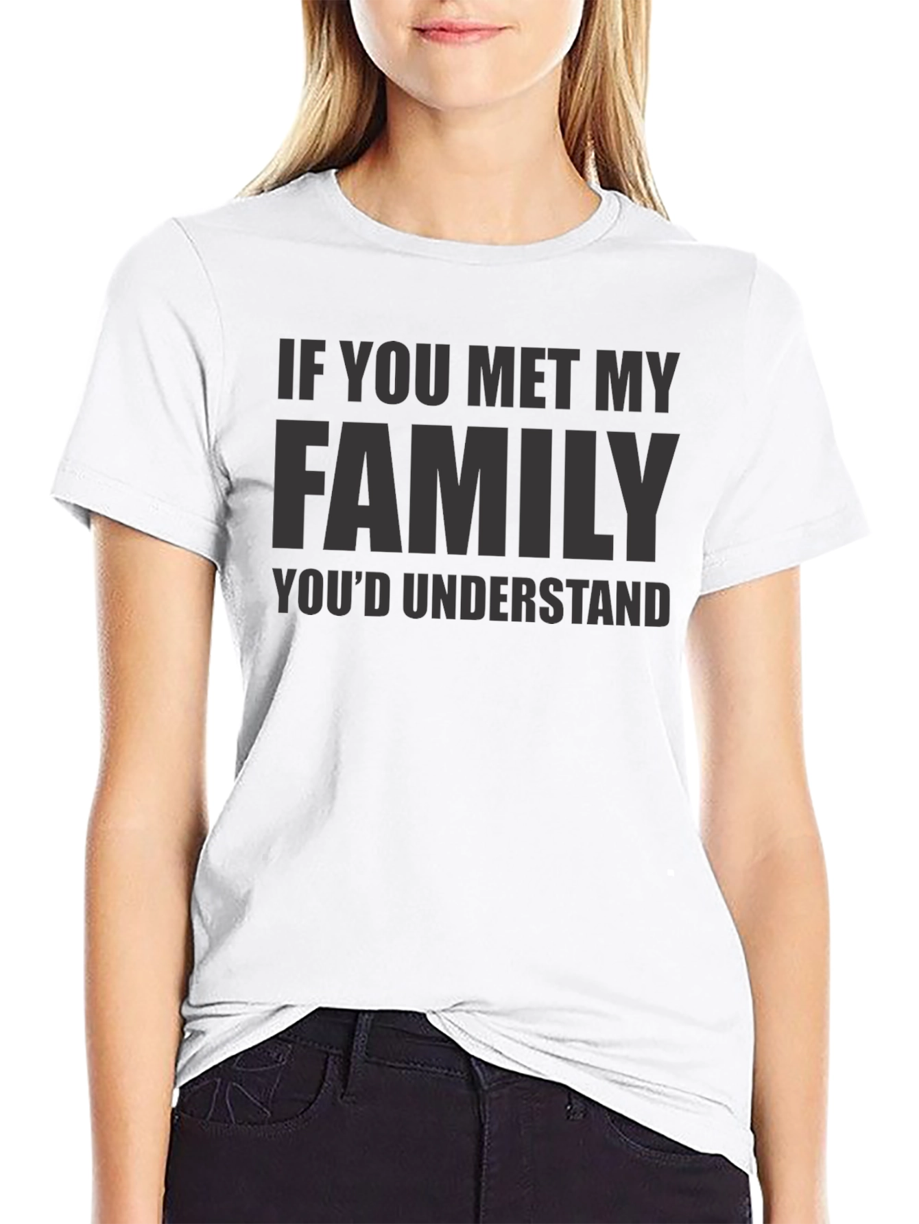 Family Humor Graphic Tee - Soft Cotton Blend