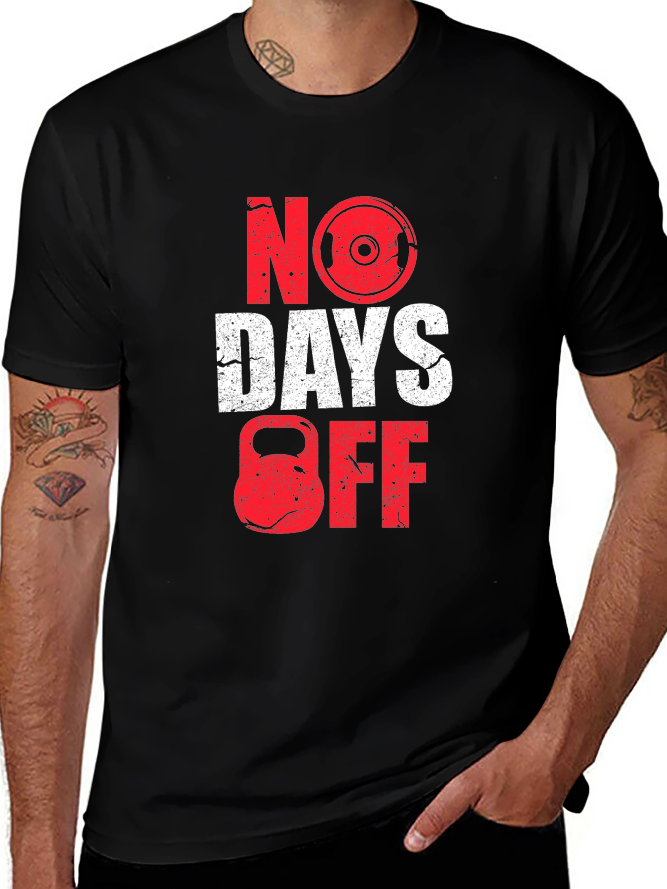 No Days Off Gym T-Shirt