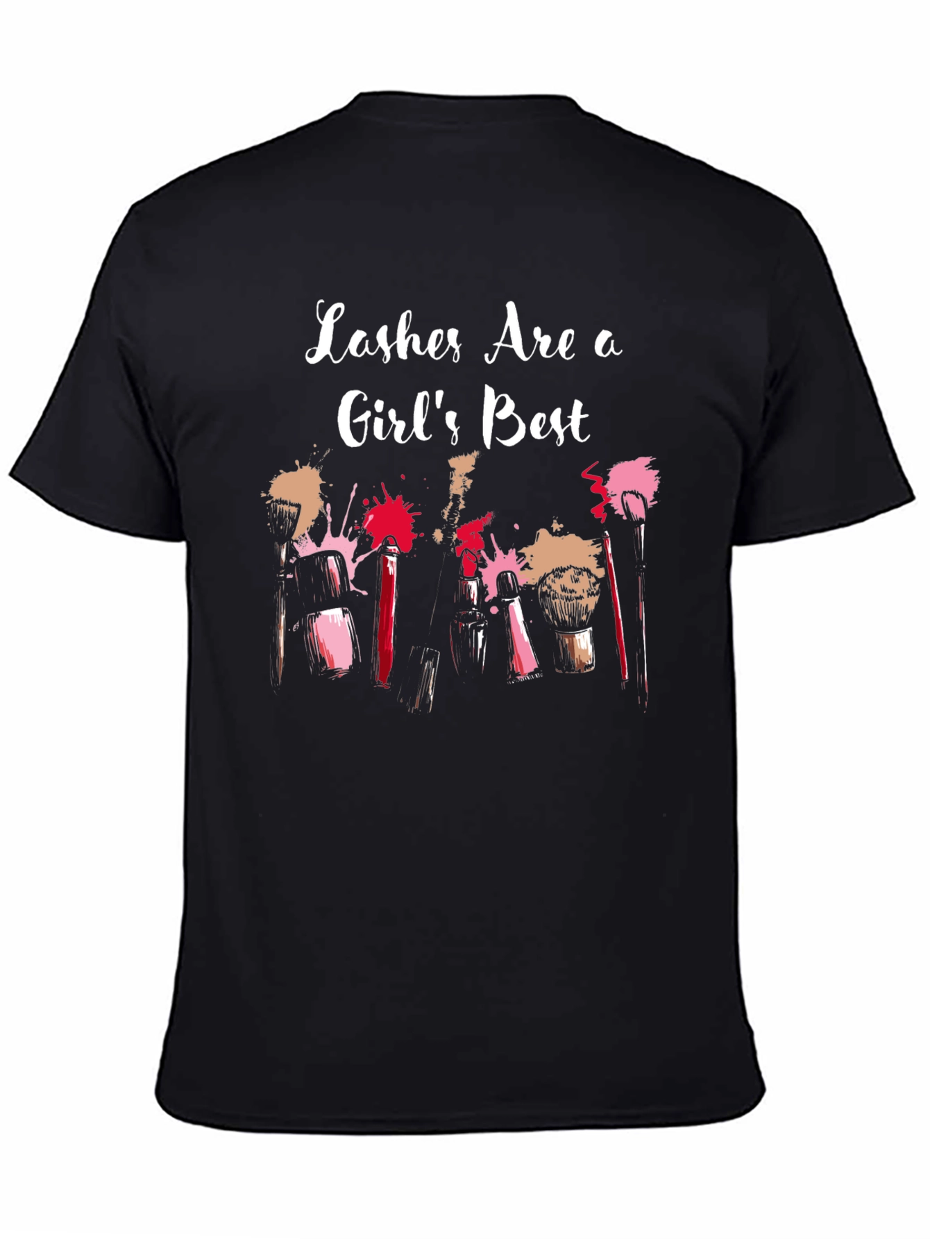 Lashes Are a Girls Best Friend Graphic Tee