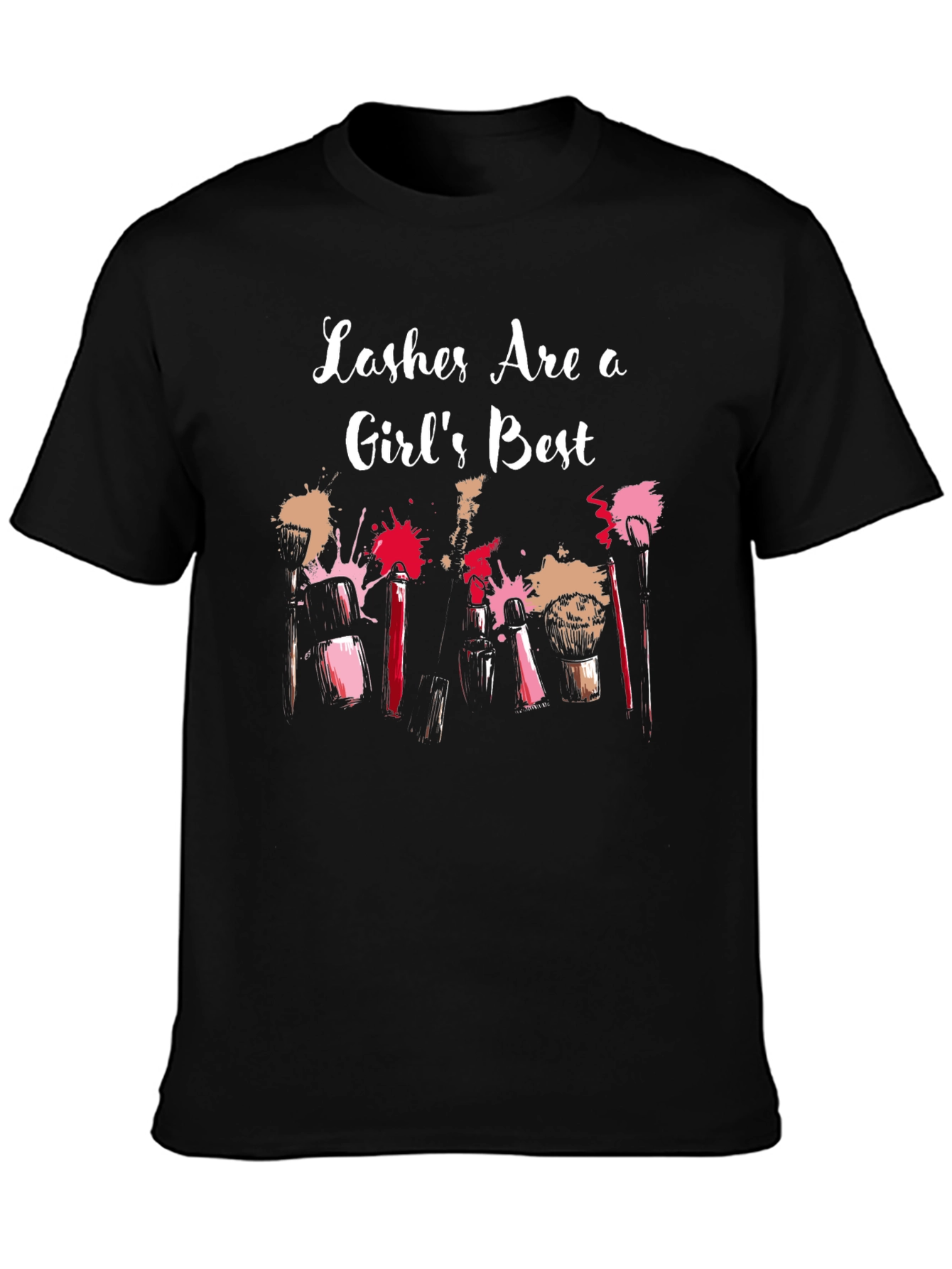 Lashes Are a Girls Best Friend Graphic Tee