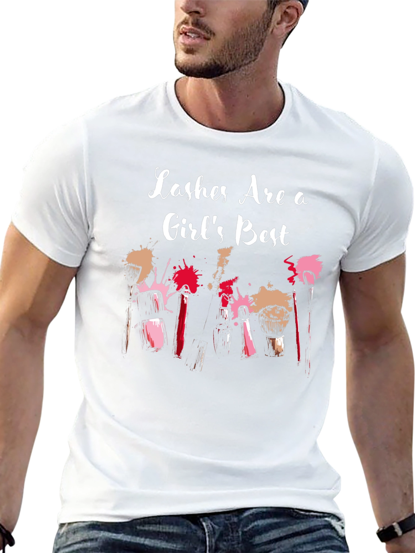 Lashes Are a Girls Best Friend Graphic Tee