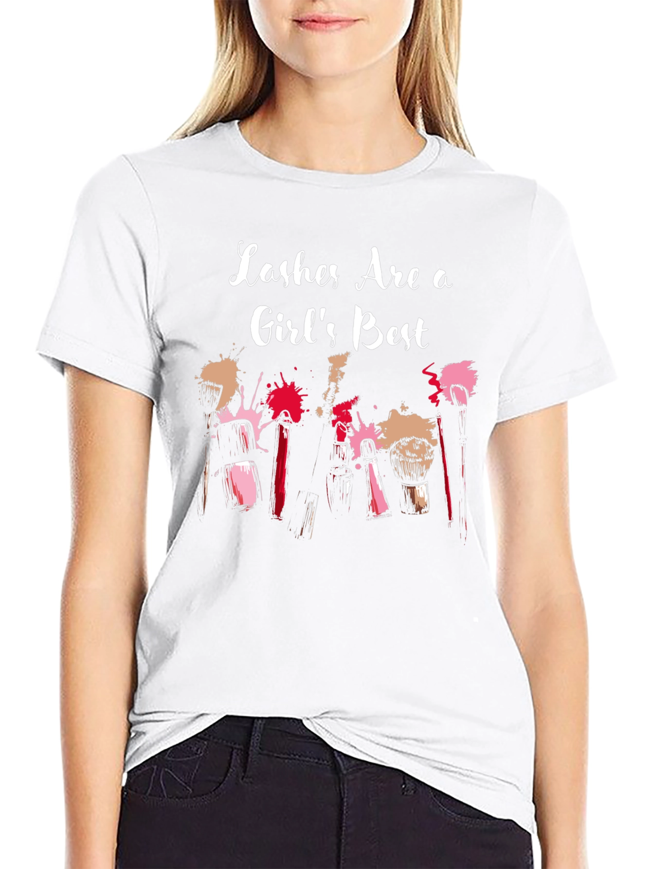 Lashes Are a Girls Best Friend Graphic Tee