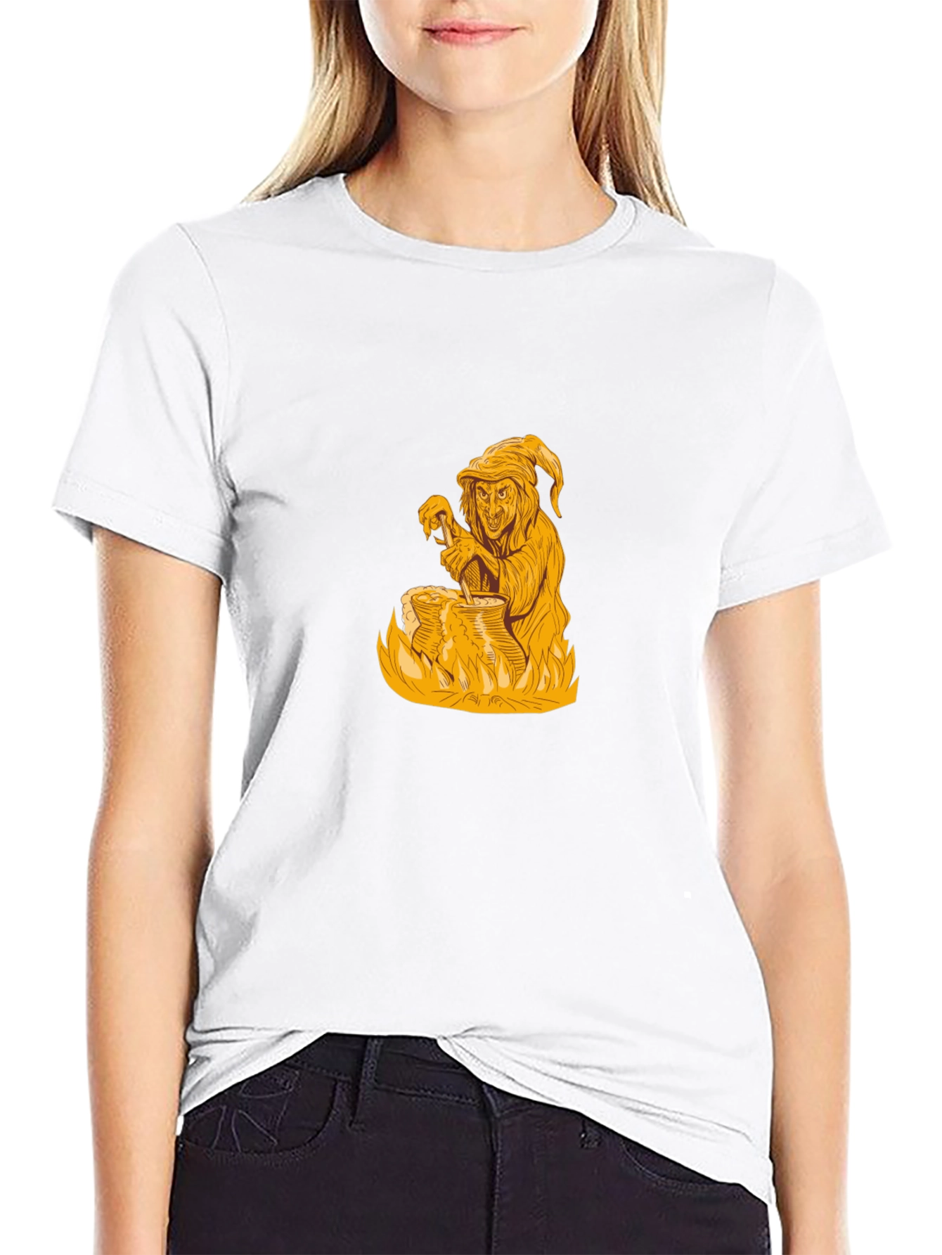 Witch Brew Graphic Black T-Shirt