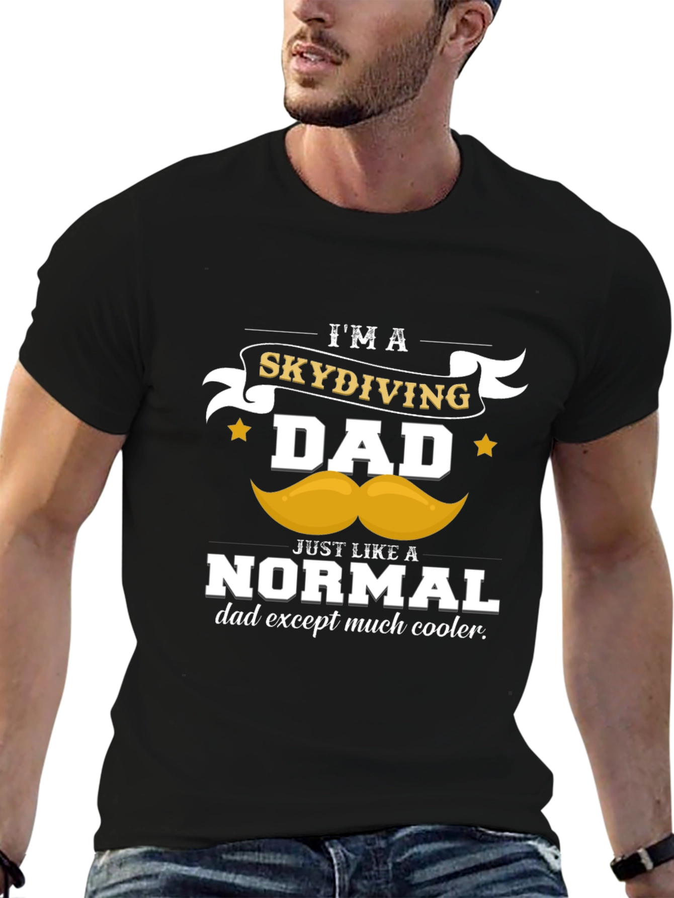 Skydiving Dad T-Shirt - Cool Dad Tee