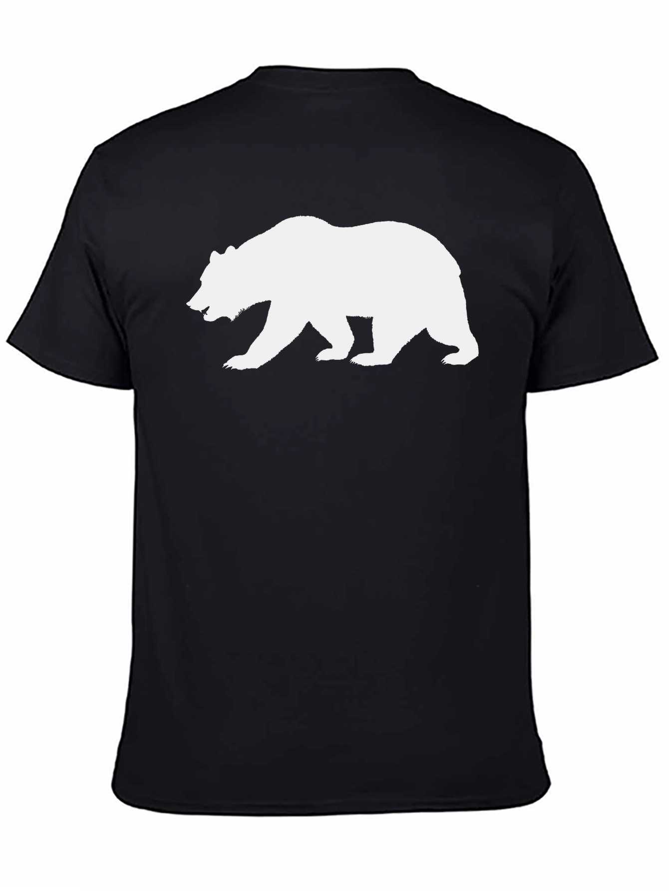 California Bear Graphic Tee - Mens Black T-Shirt