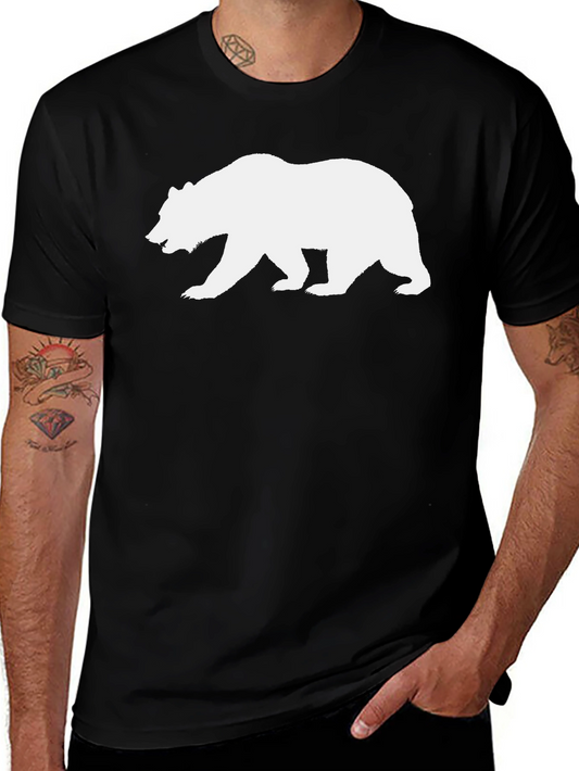 California Bear Graphic Tee - Mens Black T-Shirt