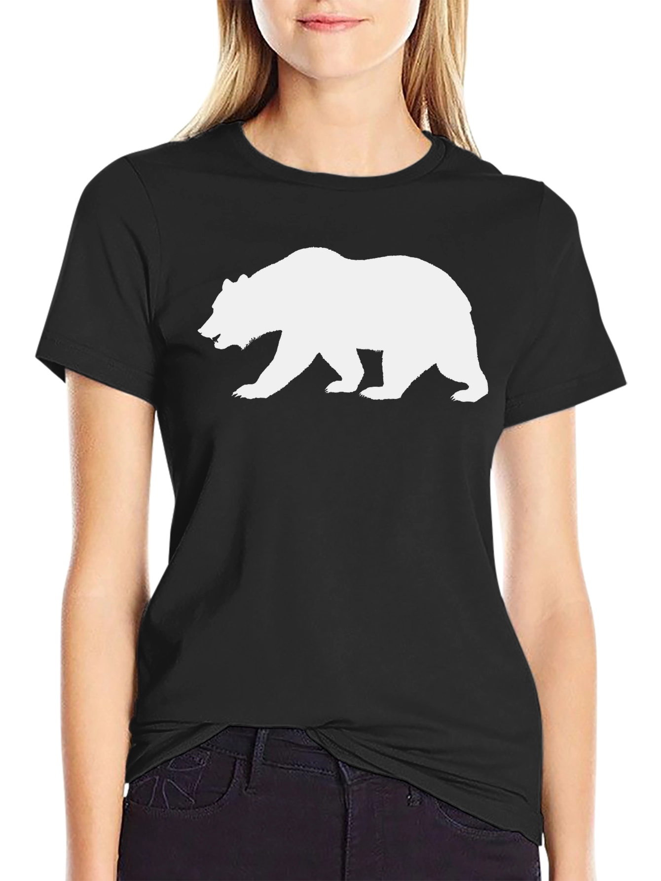 California Bear Graphic Tee - Mens Black T-Shirt