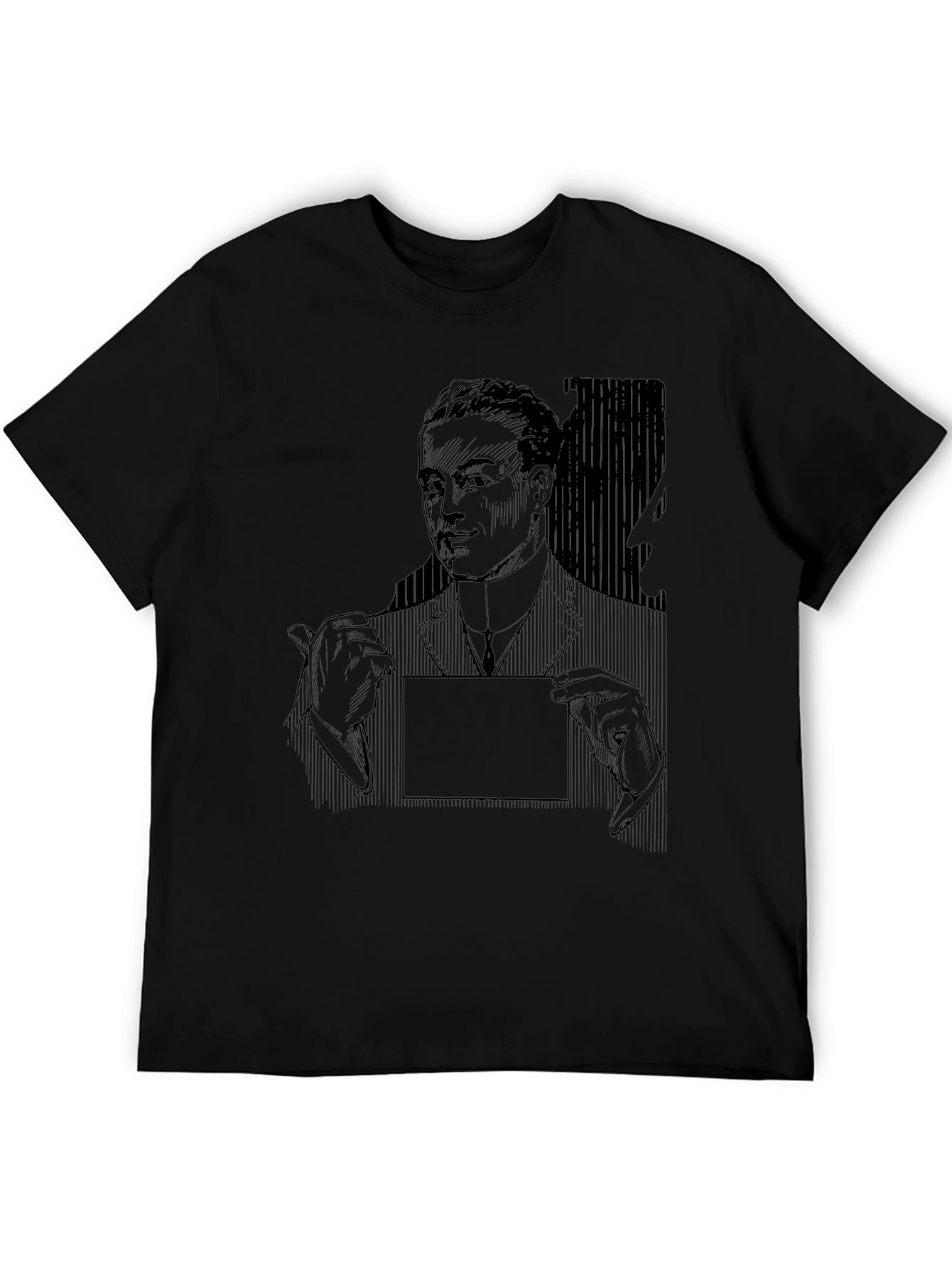 Retro Gangster Graphic Tee - Classic Style T-Shirt
