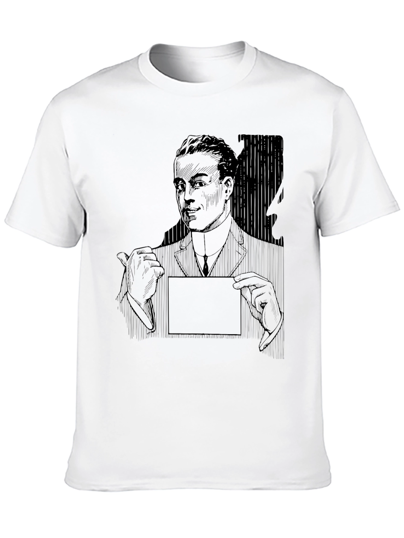 Retro Gangster Graphic Tee - Classic Style T-Shirt