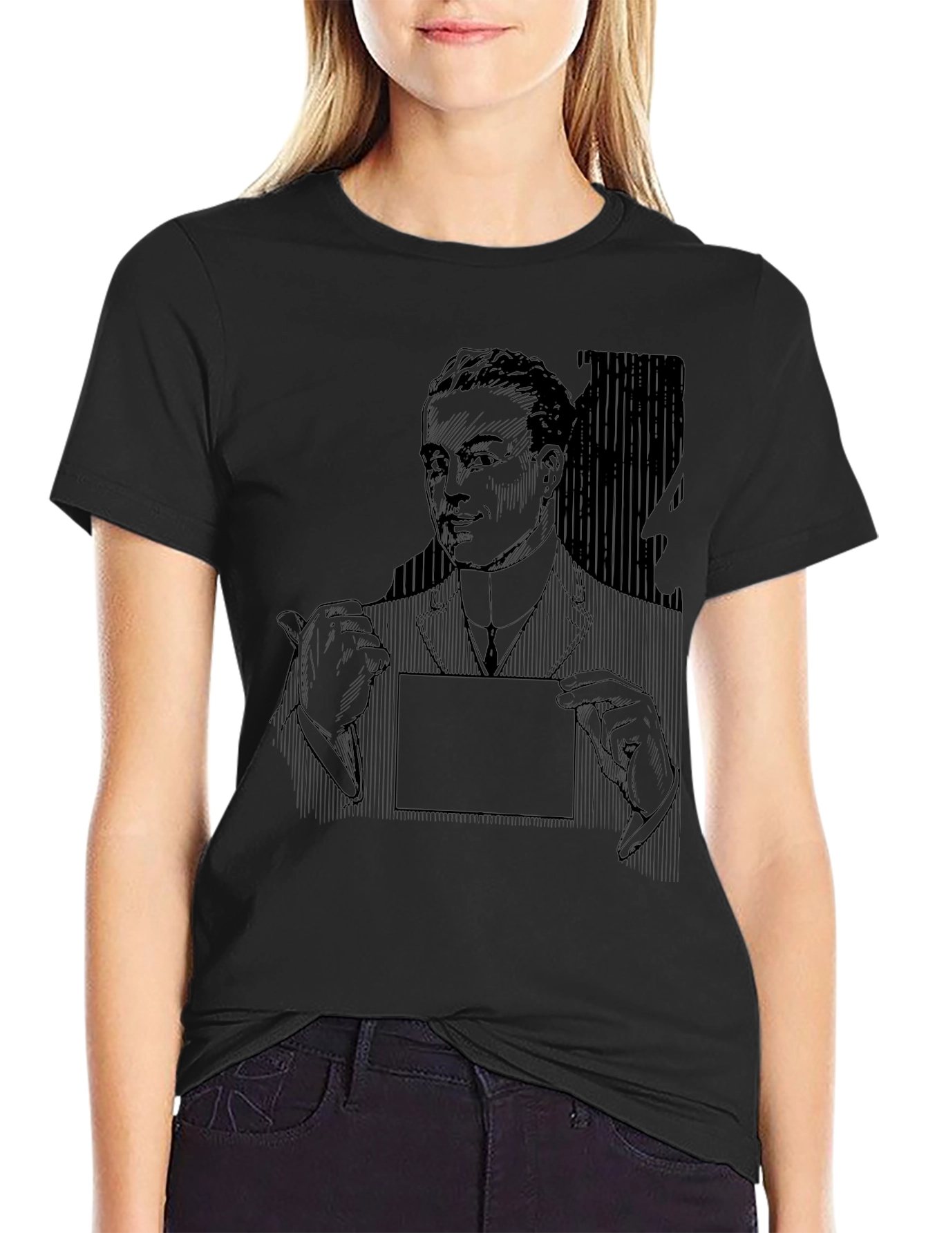 Retro Gangster Graphic Tee - Classic Style T-Shirt