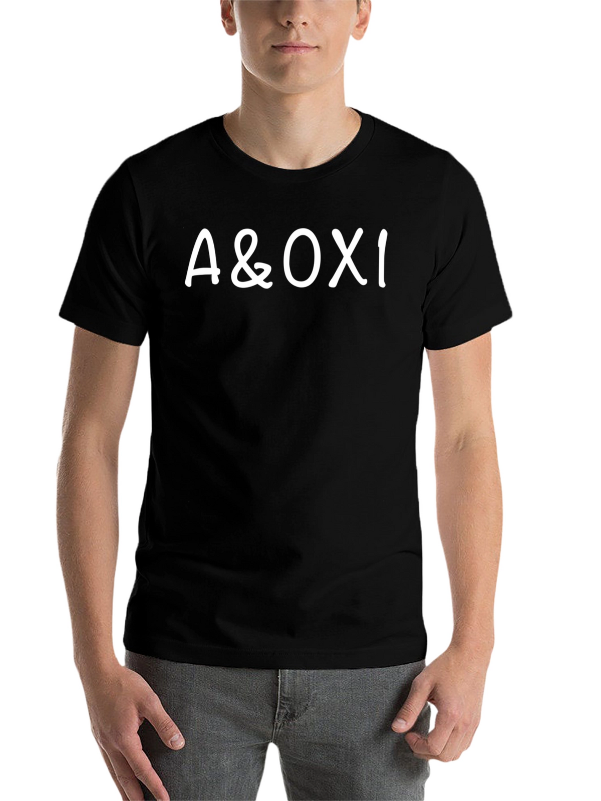 A&OXI Black T-Shirt Casual Wear