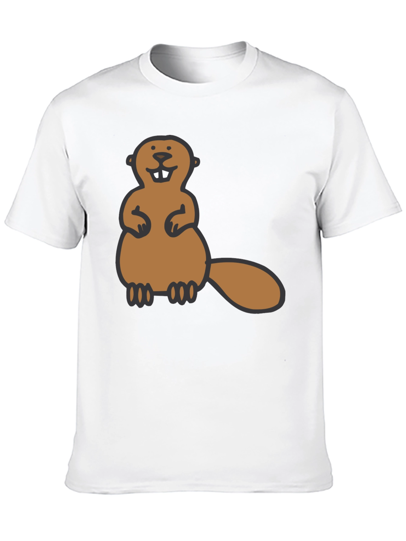 Beaver Graphic Black Tee
