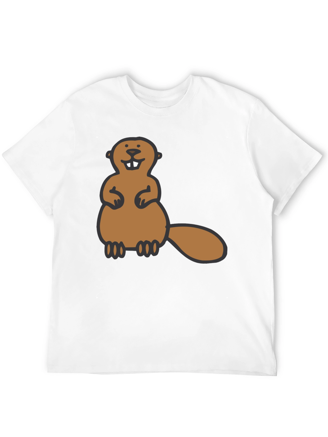 Beaver Graphic Black Tee