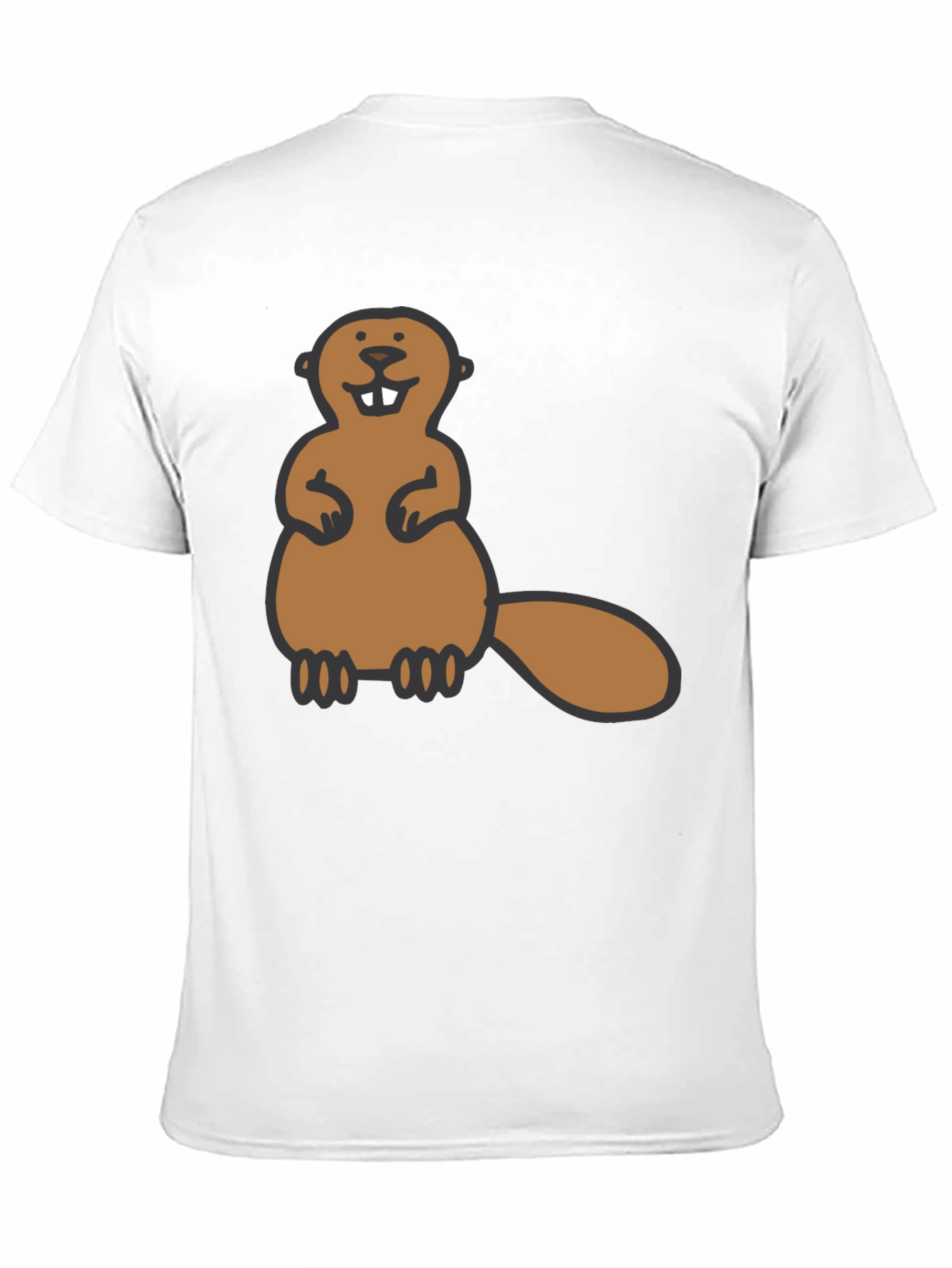 Beaver Graphic Black Tee