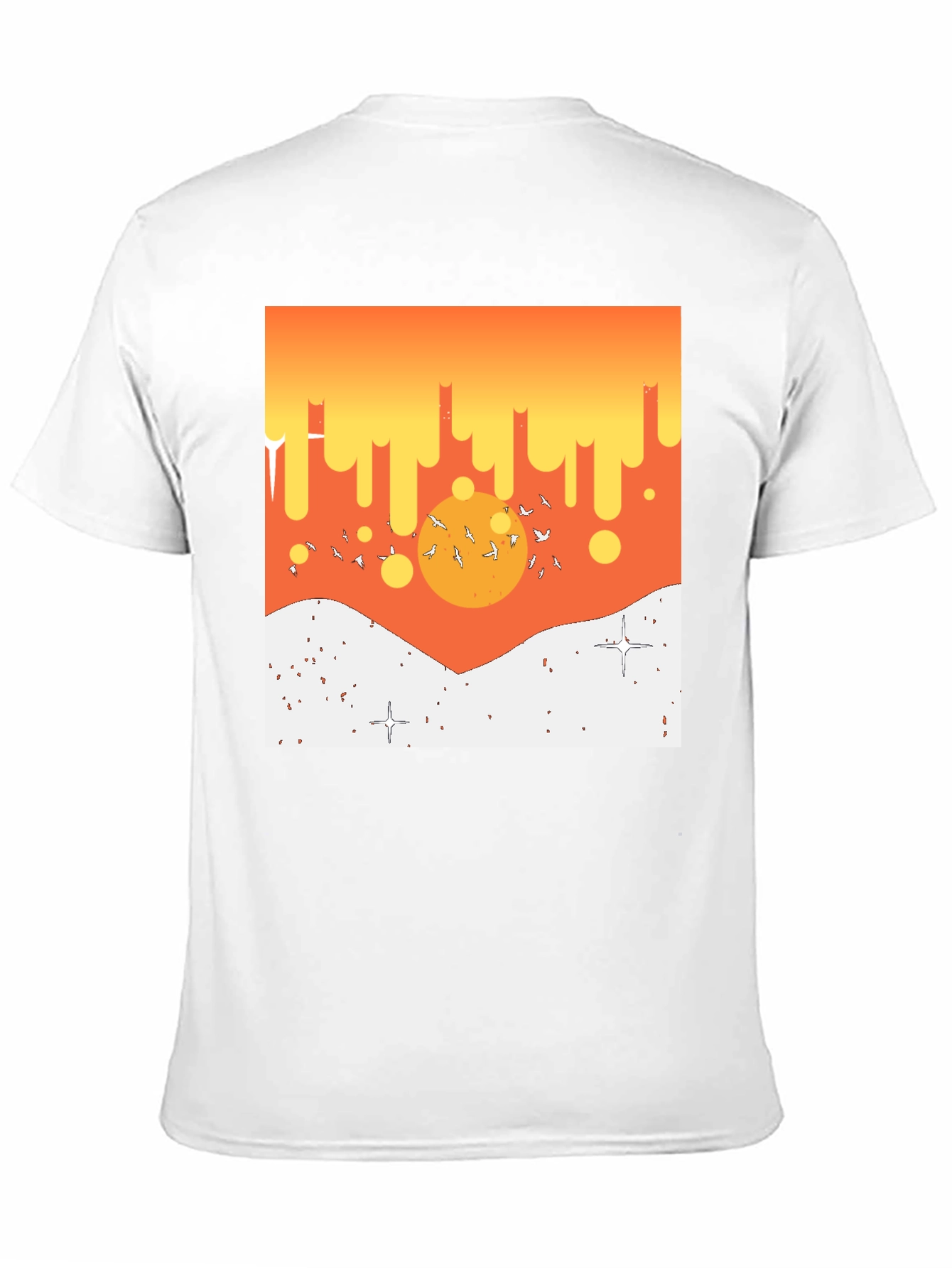 Sunset Scene Graphic Print T-Shirt