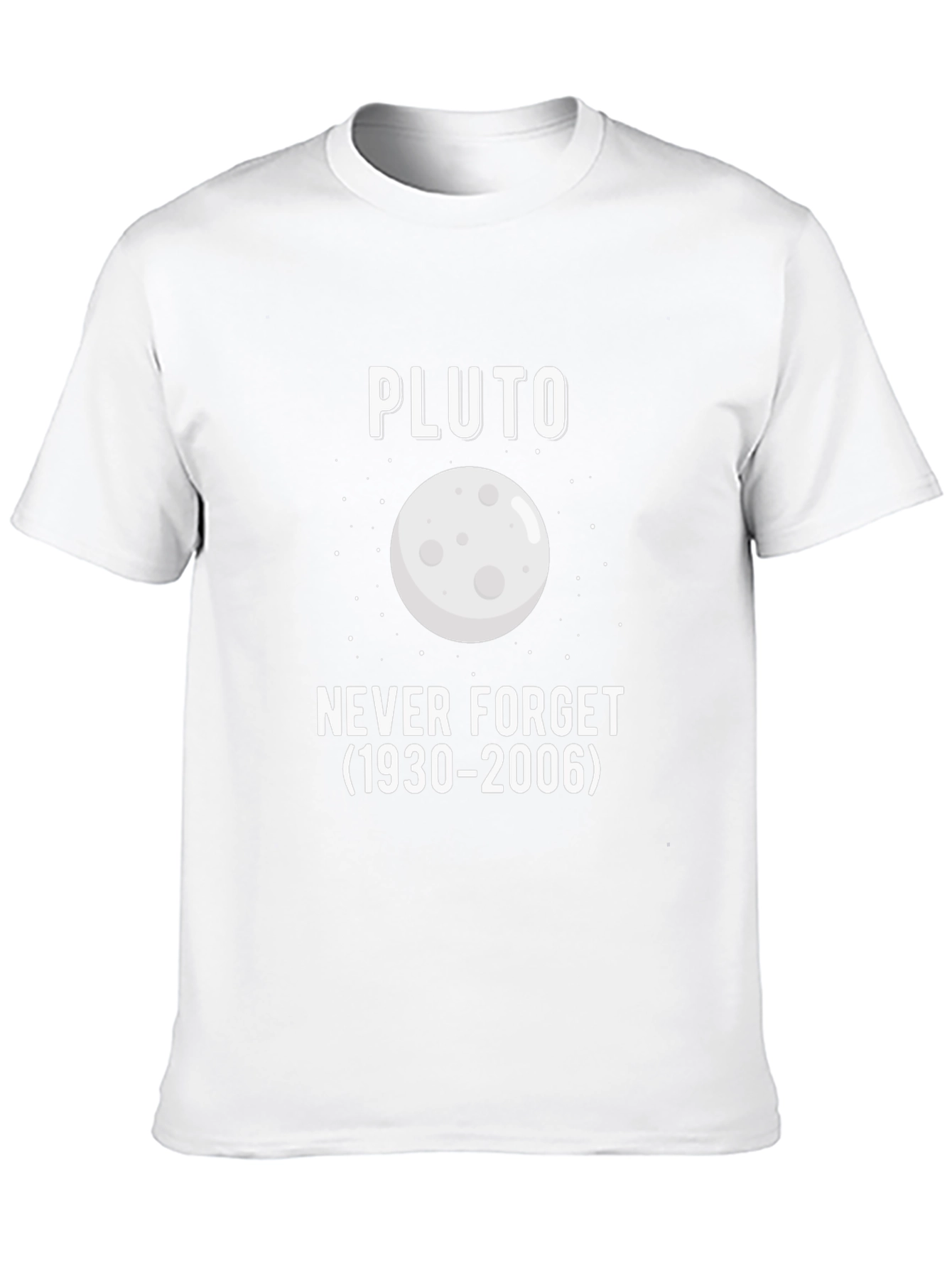 Pluto Never Forget Black T-Shirt