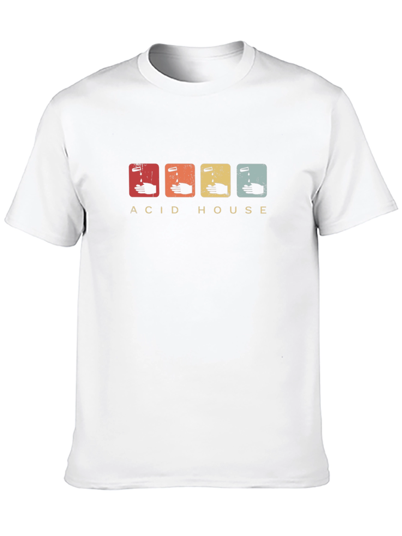 Acid House Graphic Tee - Retro Style
