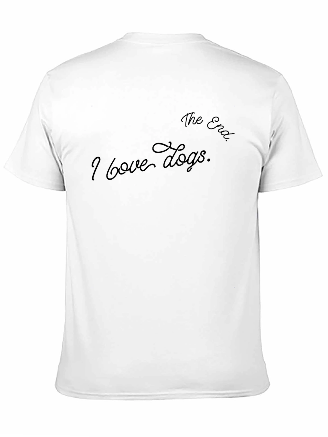 I Love Dogs Black Graphic Tee