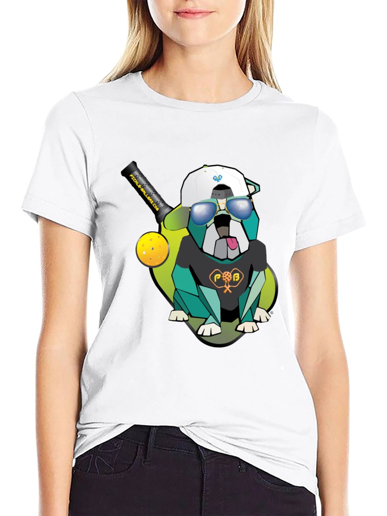 Pickleball Bulldog Graphic Tee