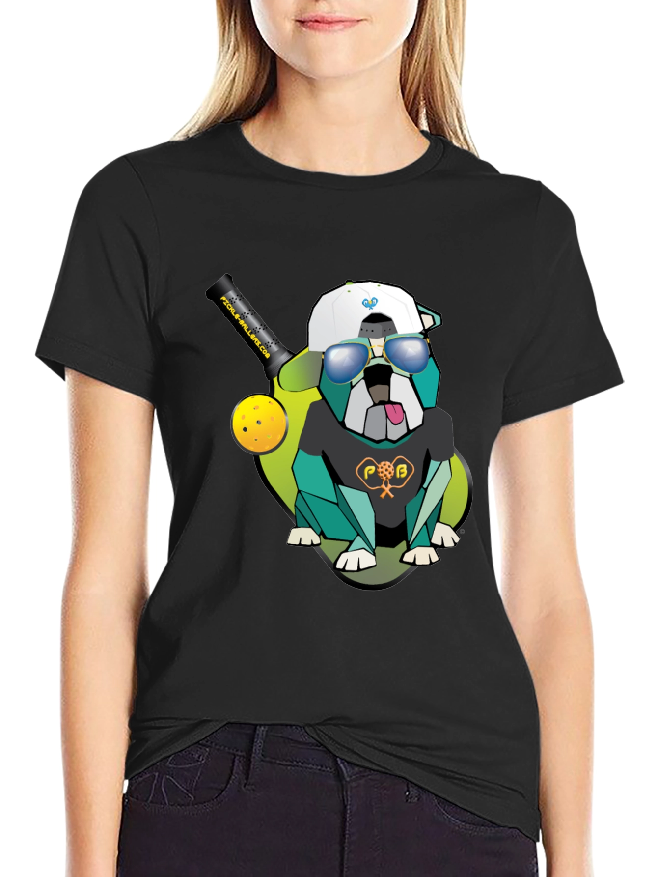 Pickleball Bulldog Graphic Tee