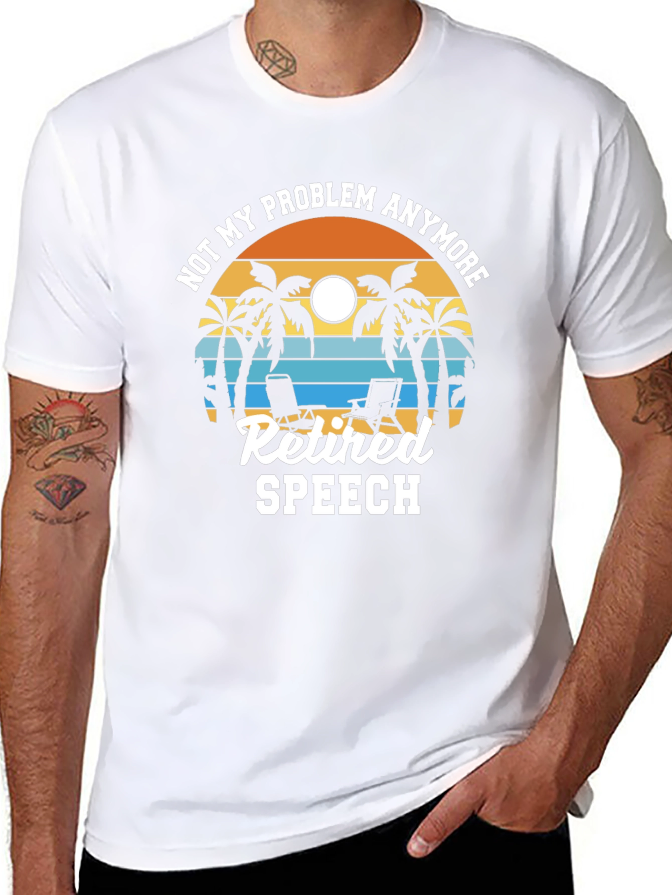 Retired Speech T-Shirt: Not My Problem Anymore!