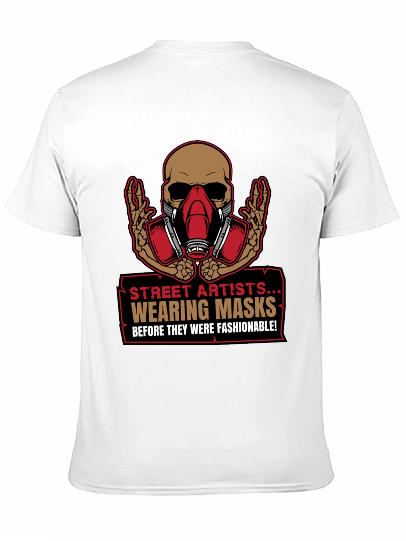 Street Artist Mask T-Shirt - Edgy Graphic Tee