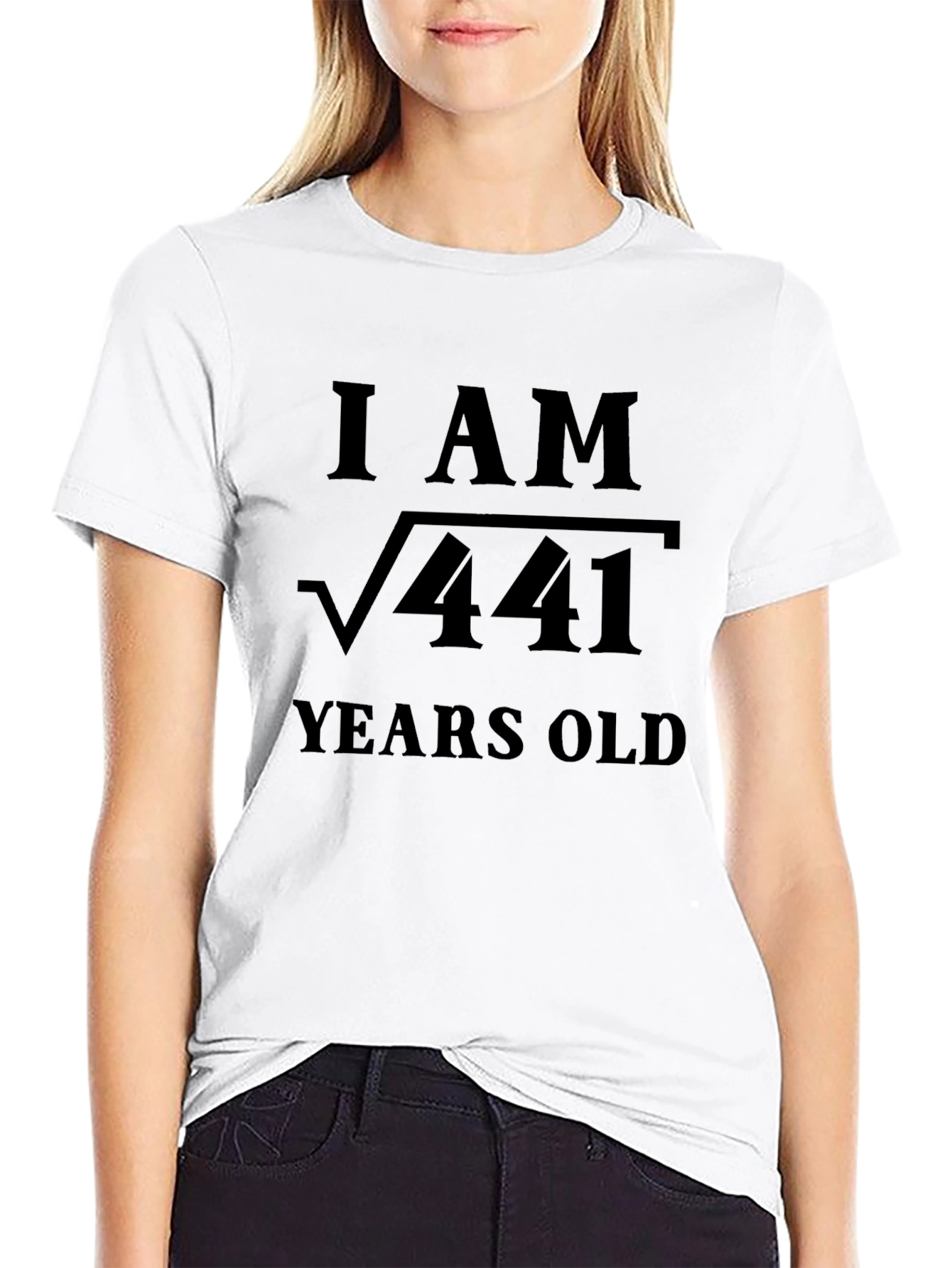 Funny Math Birthday T-Shirt - I AM √441