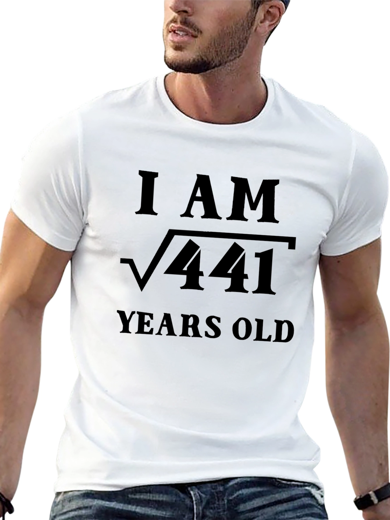 Funny Math Birthday T-Shirt - I AM √441