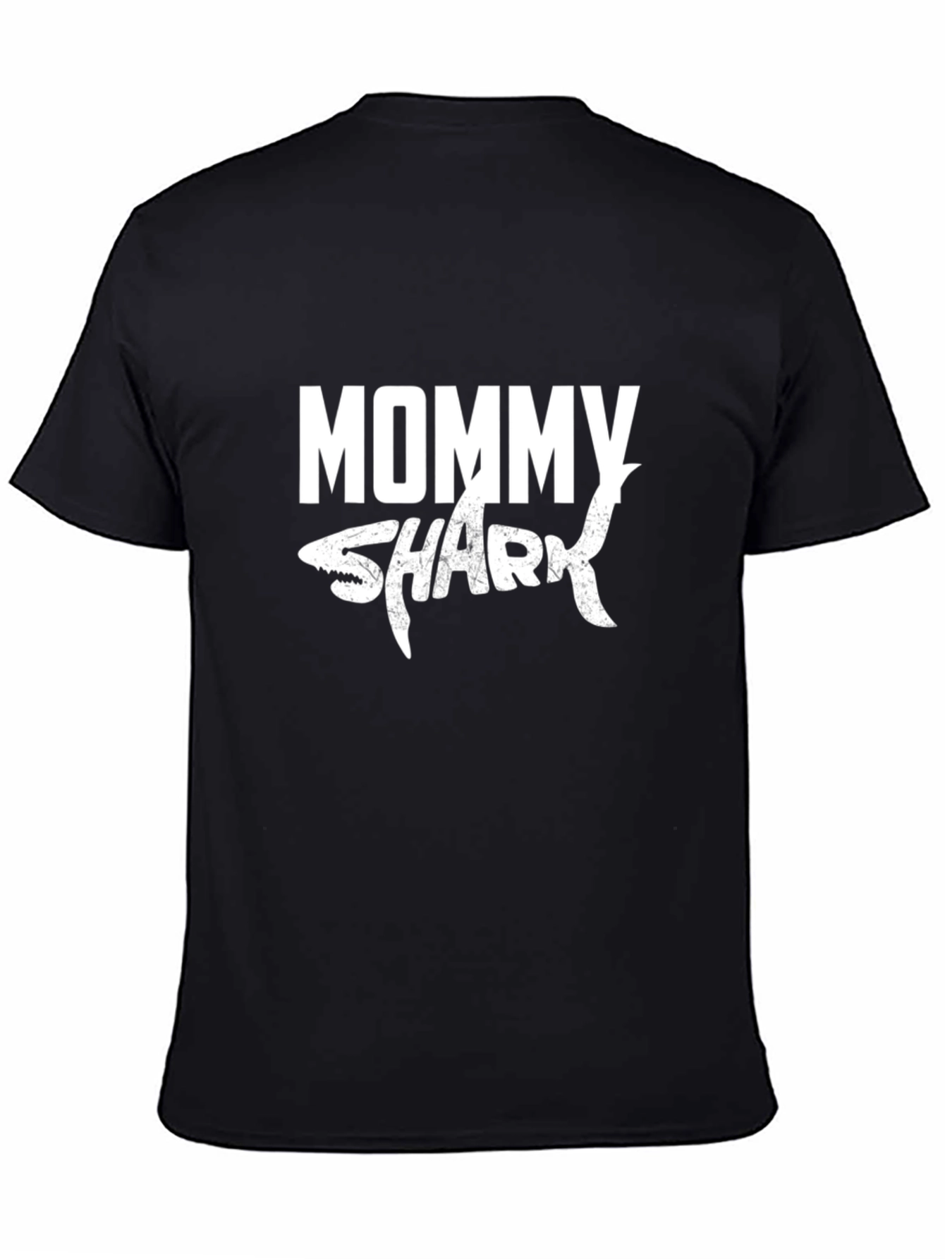 Mommy Shark Graphic Tee - Black Unisex Shirt