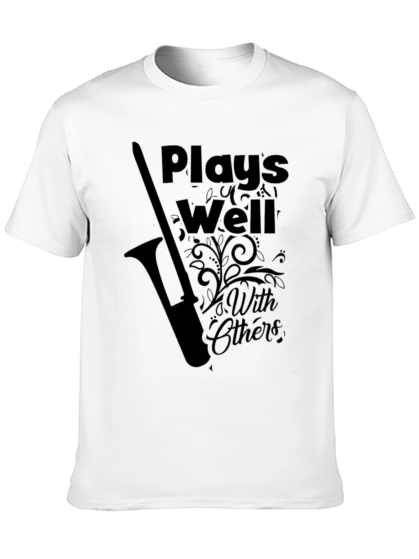 Plays Well With Others T-Shirt - Music Lover Tee