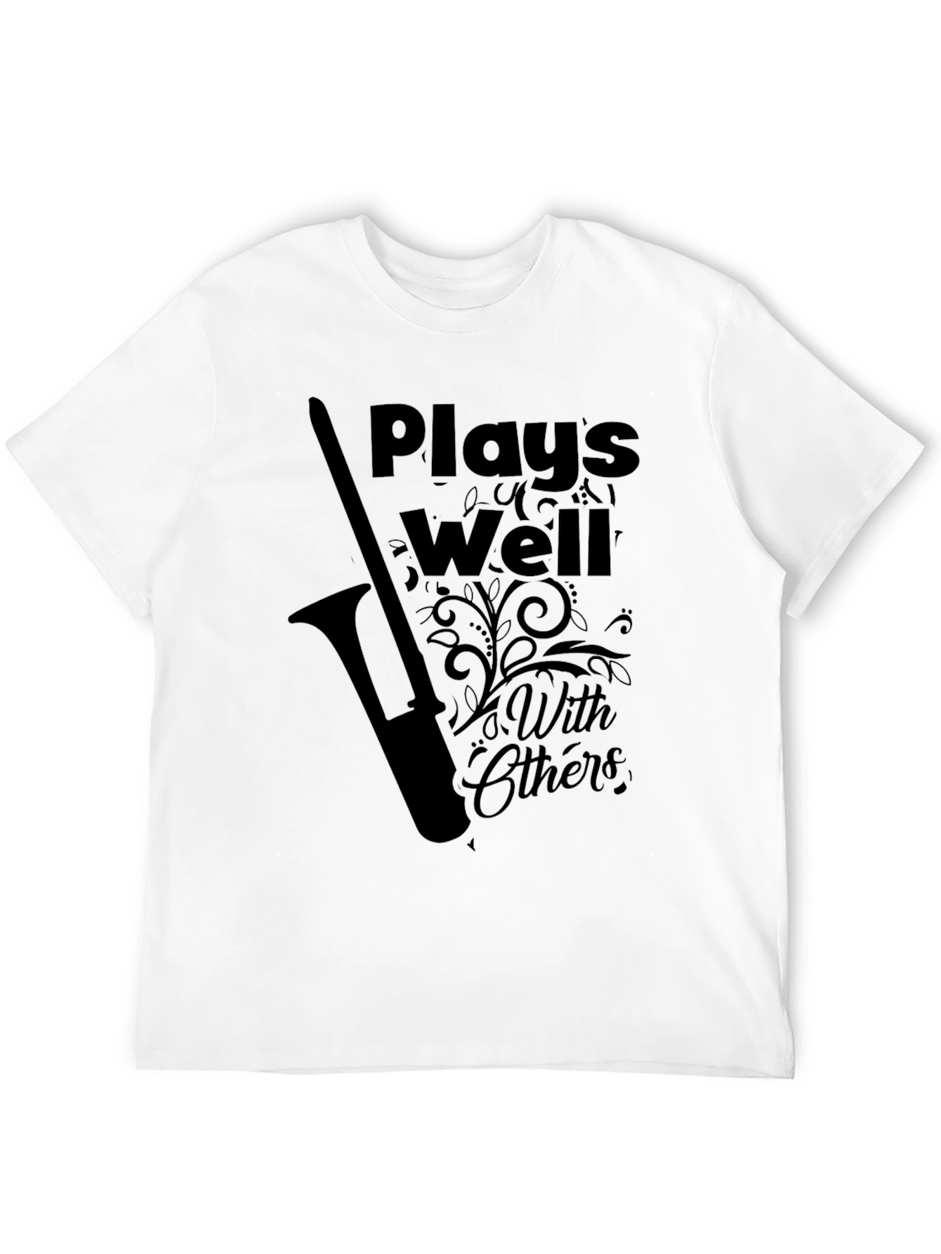 Plays Well With Others T-Shirt - Music Lover Tee