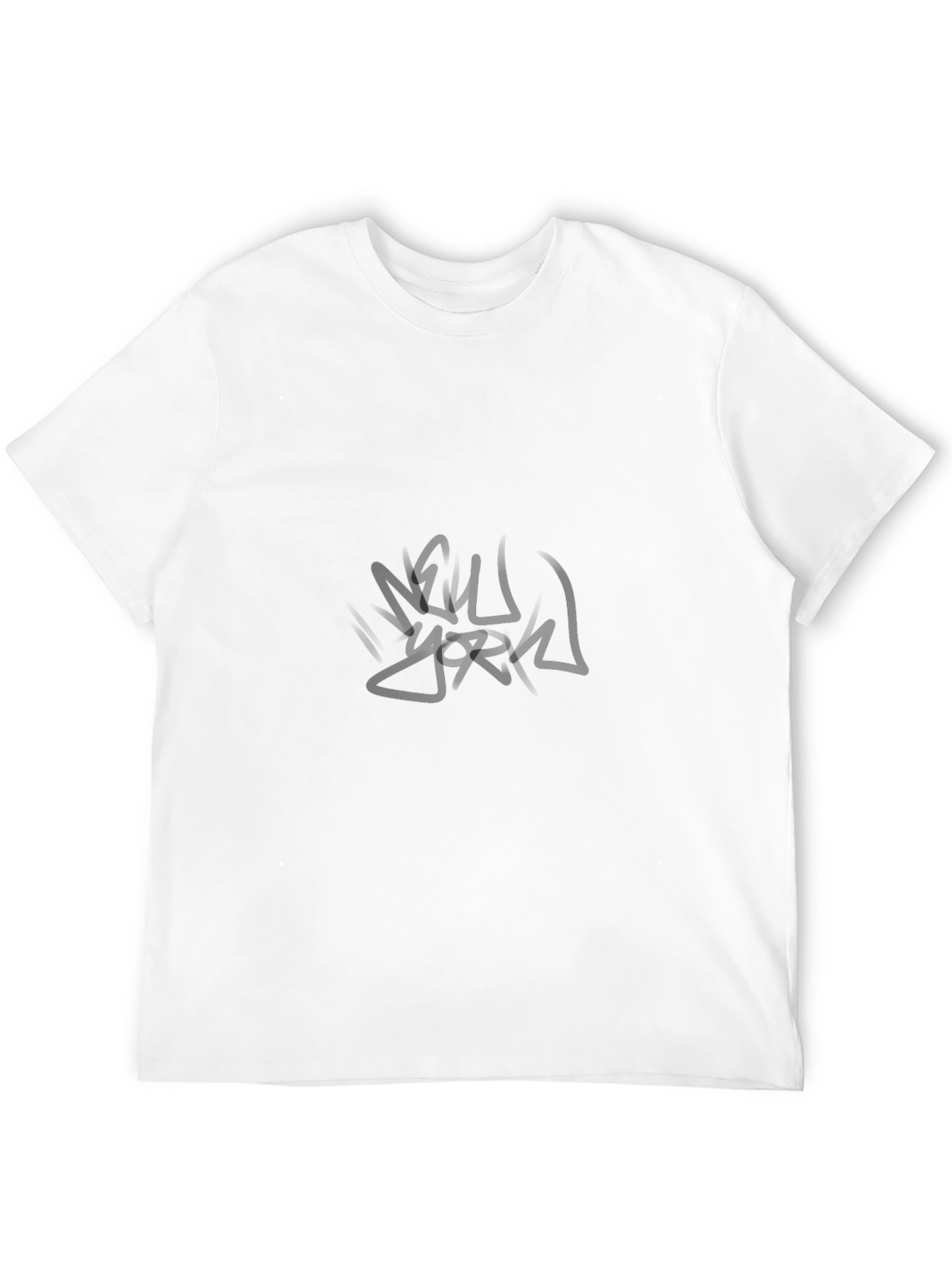 Modern Black Graphic Tee