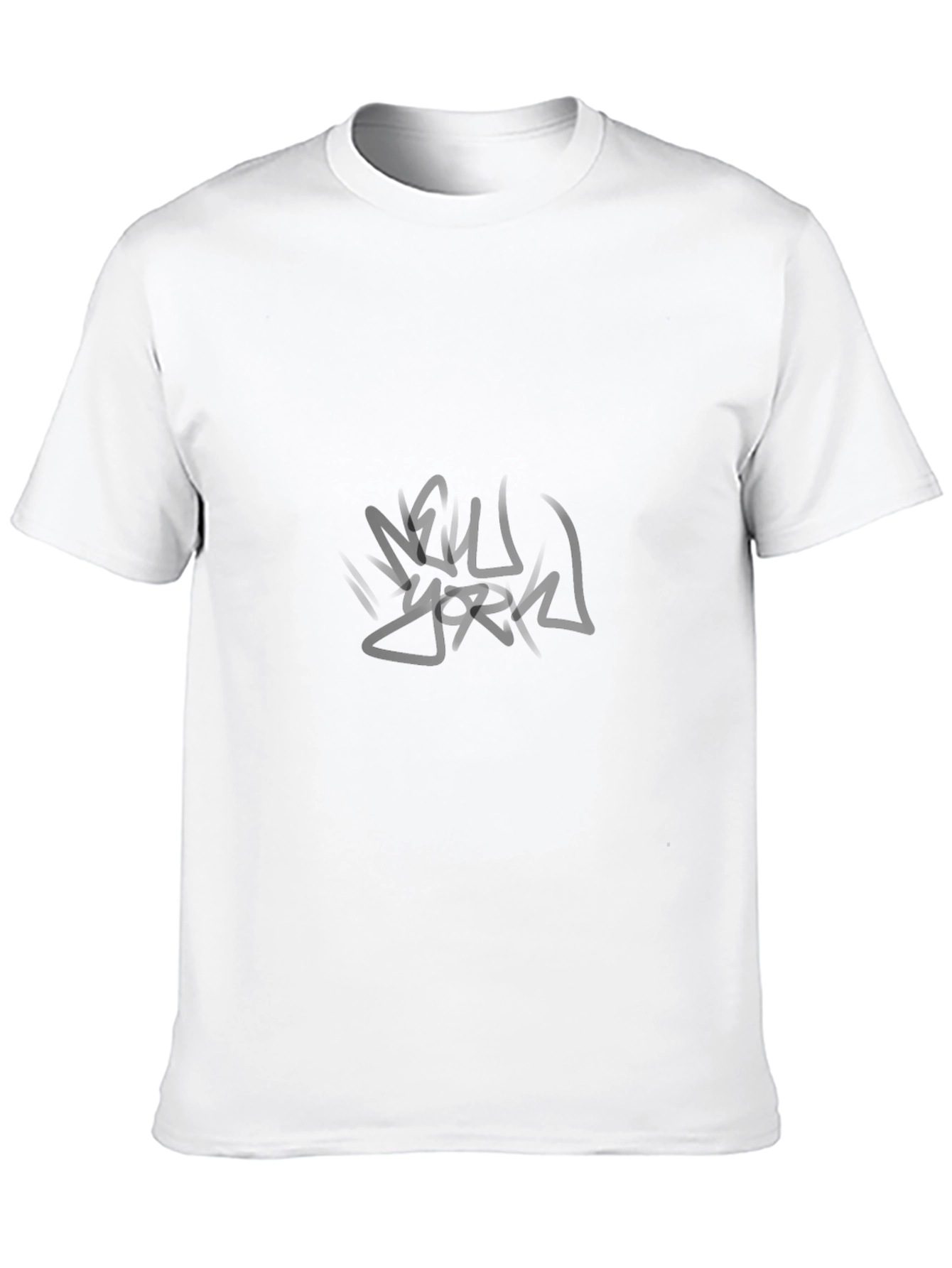 Modern Black Graphic Tee