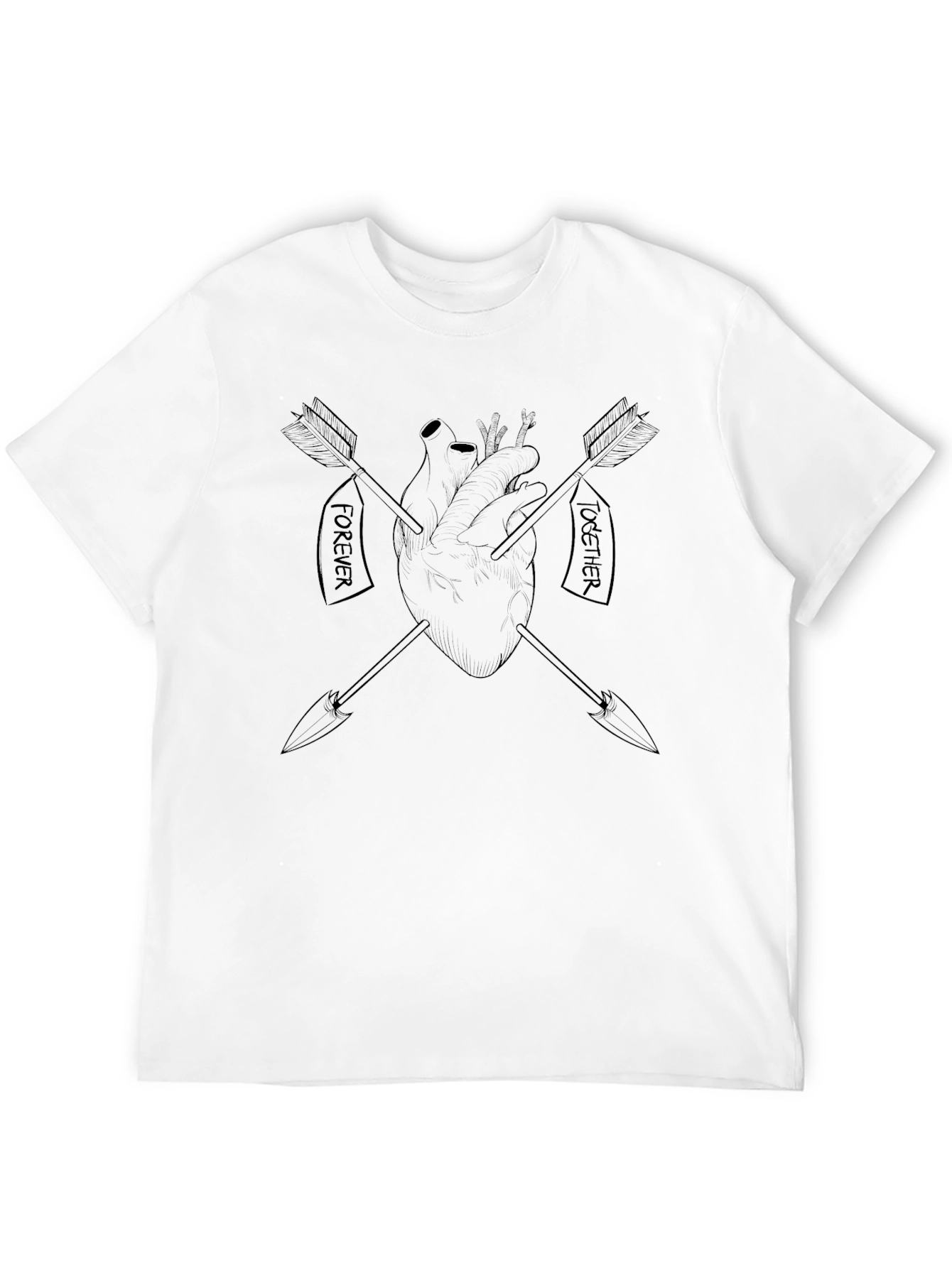Heart & Arrows Graphic Tee - Forever Together