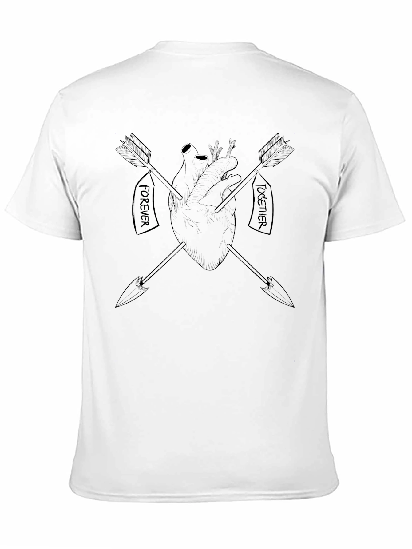 Heart & Arrows Graphic Tee - Forever Together